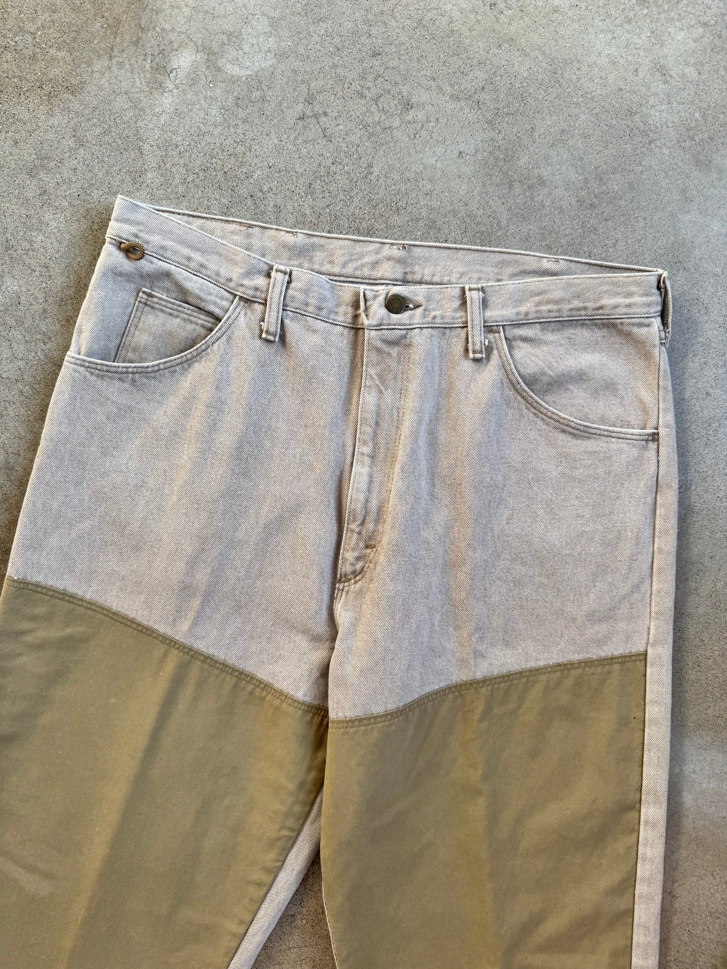 Vintage 1990s Wrangler Rugged Wear Double Knee Brush Pants | Waist 38”