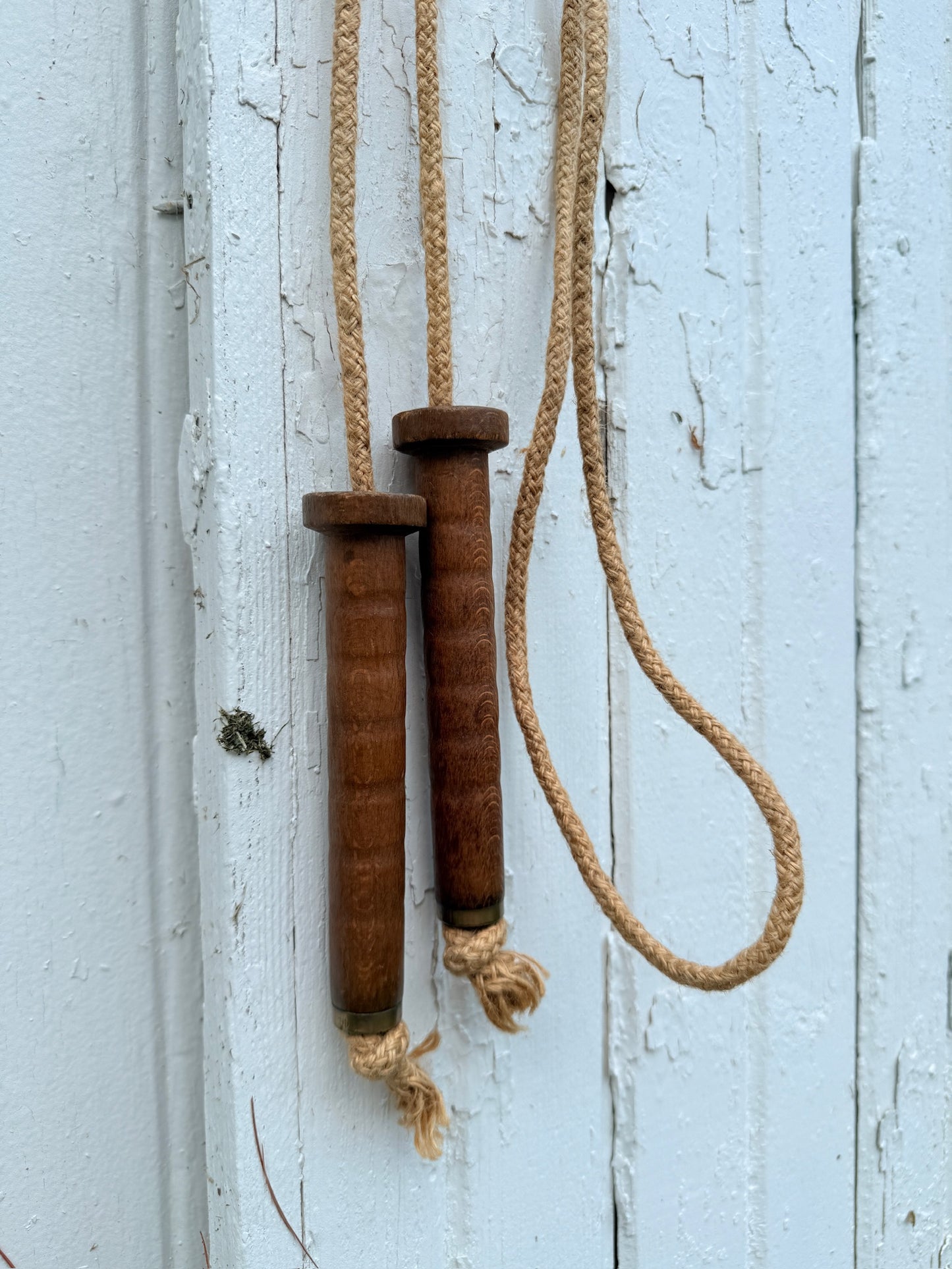 Antique Wood Handle Jump Rope