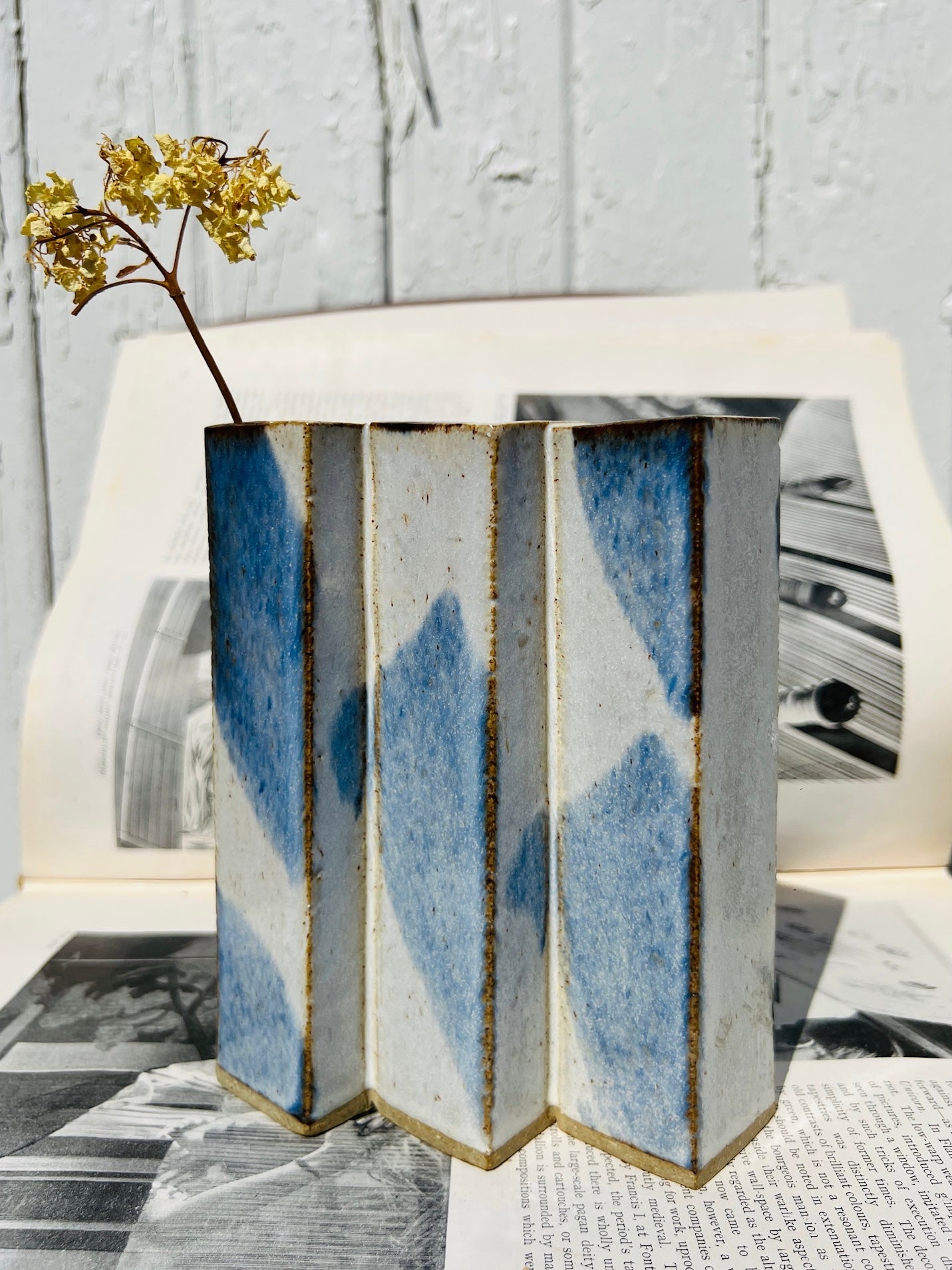 Evelyn LaMers Pottery Flower Bud Vase