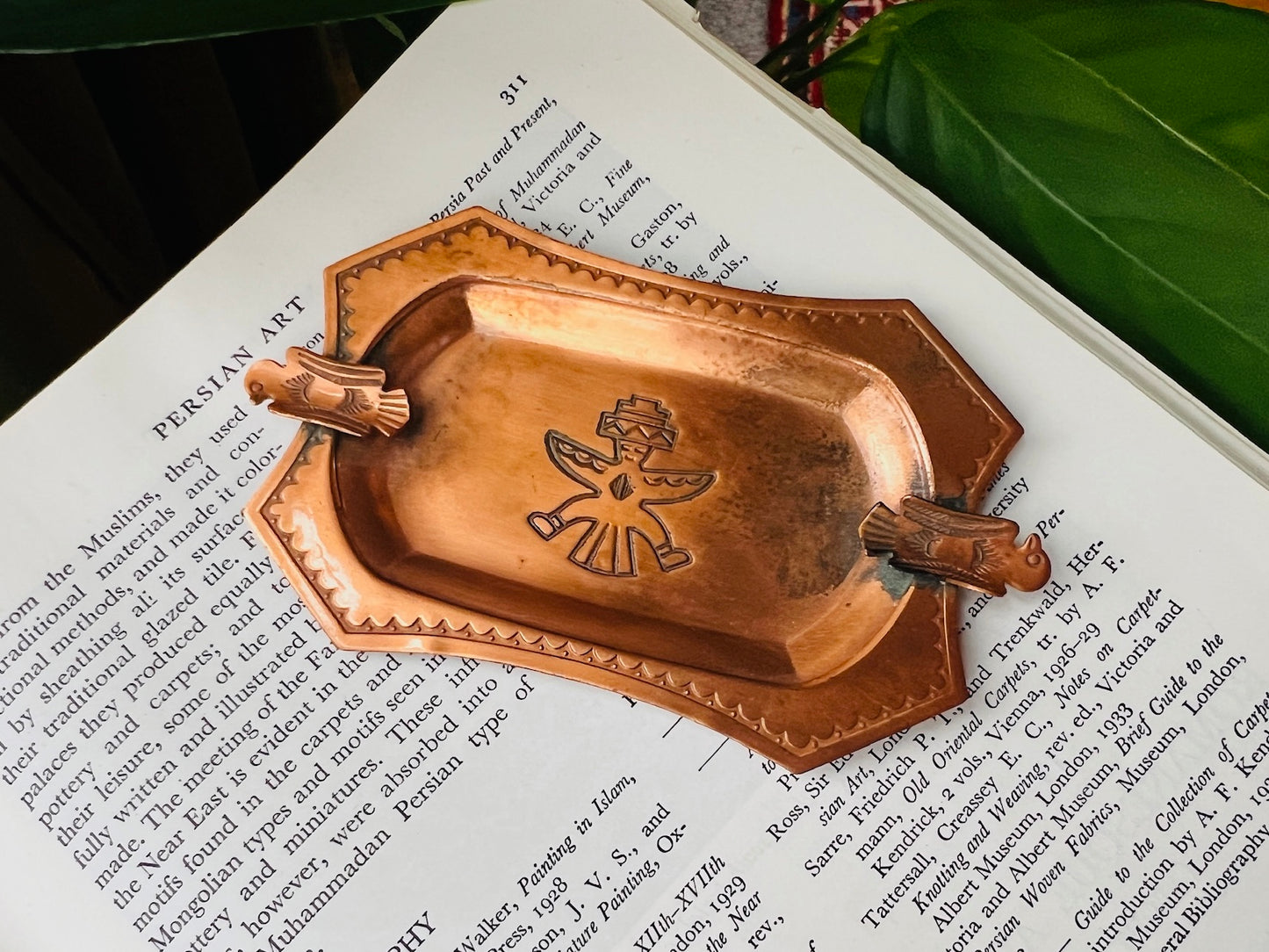 Vintage 1970s Copper Southwest Ashtray