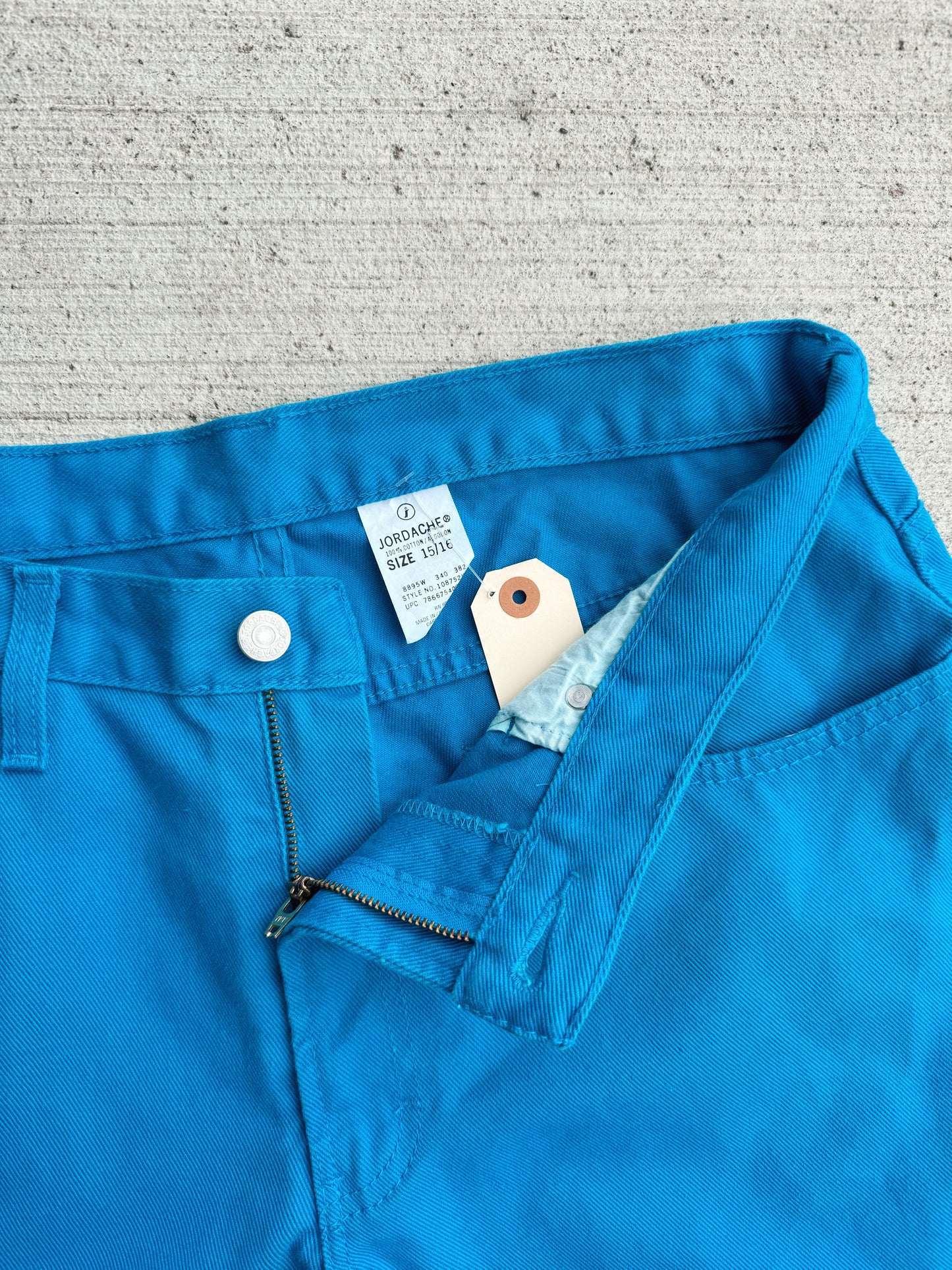 Vintage 1980s/90s Jordache Blue Twill Shorts | Large