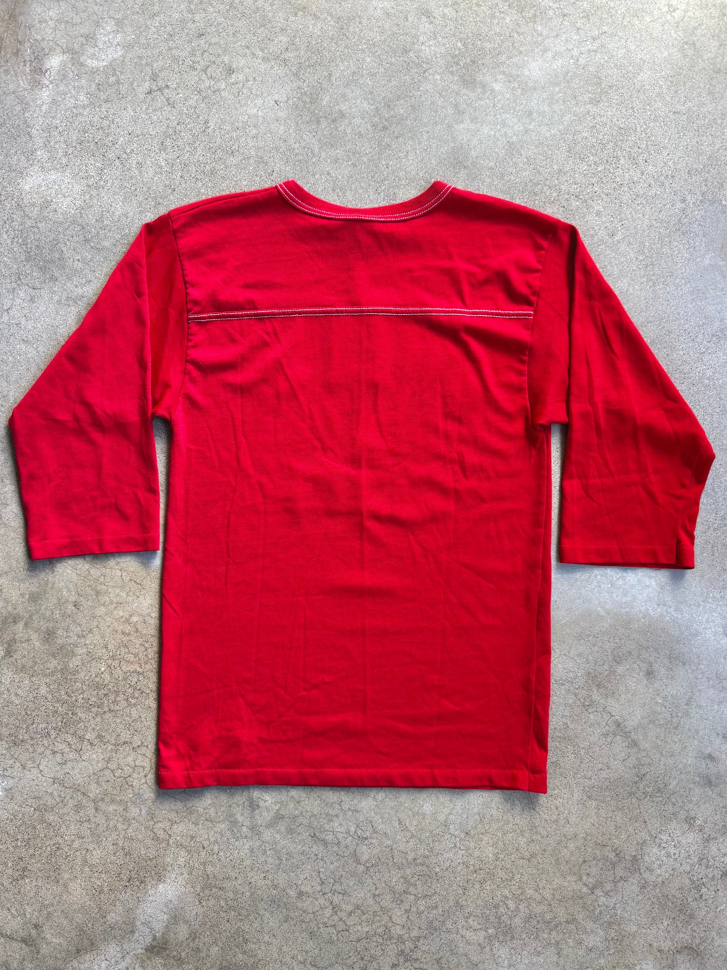 Vintage 1970s Morrisonville Mohawks Red Athletic Tee | Medium