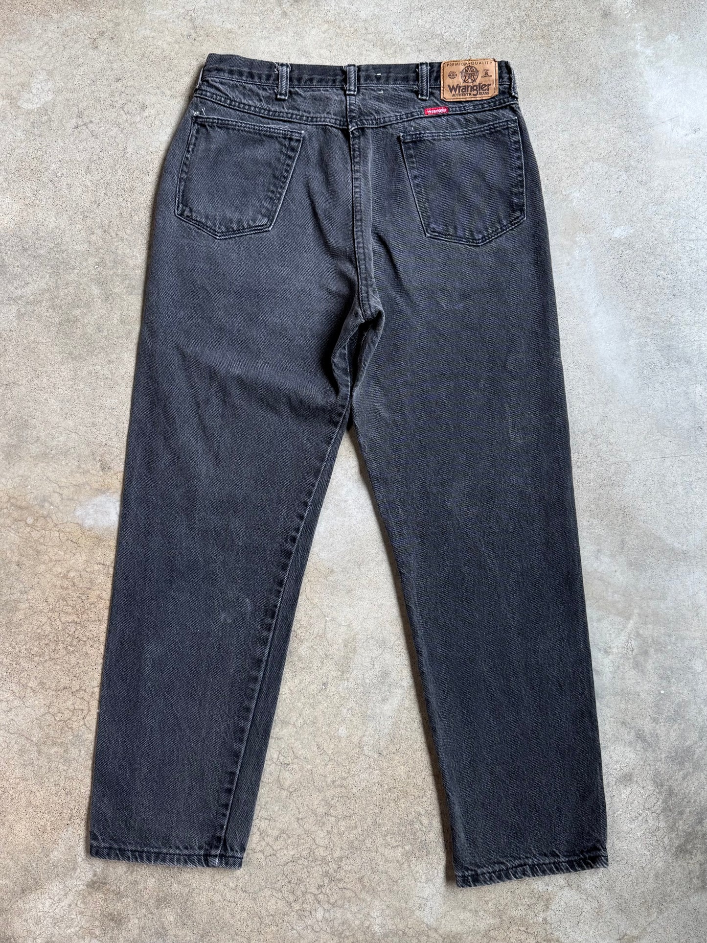 Vintage Wrangler Washed Black Jeans | Waist 32”