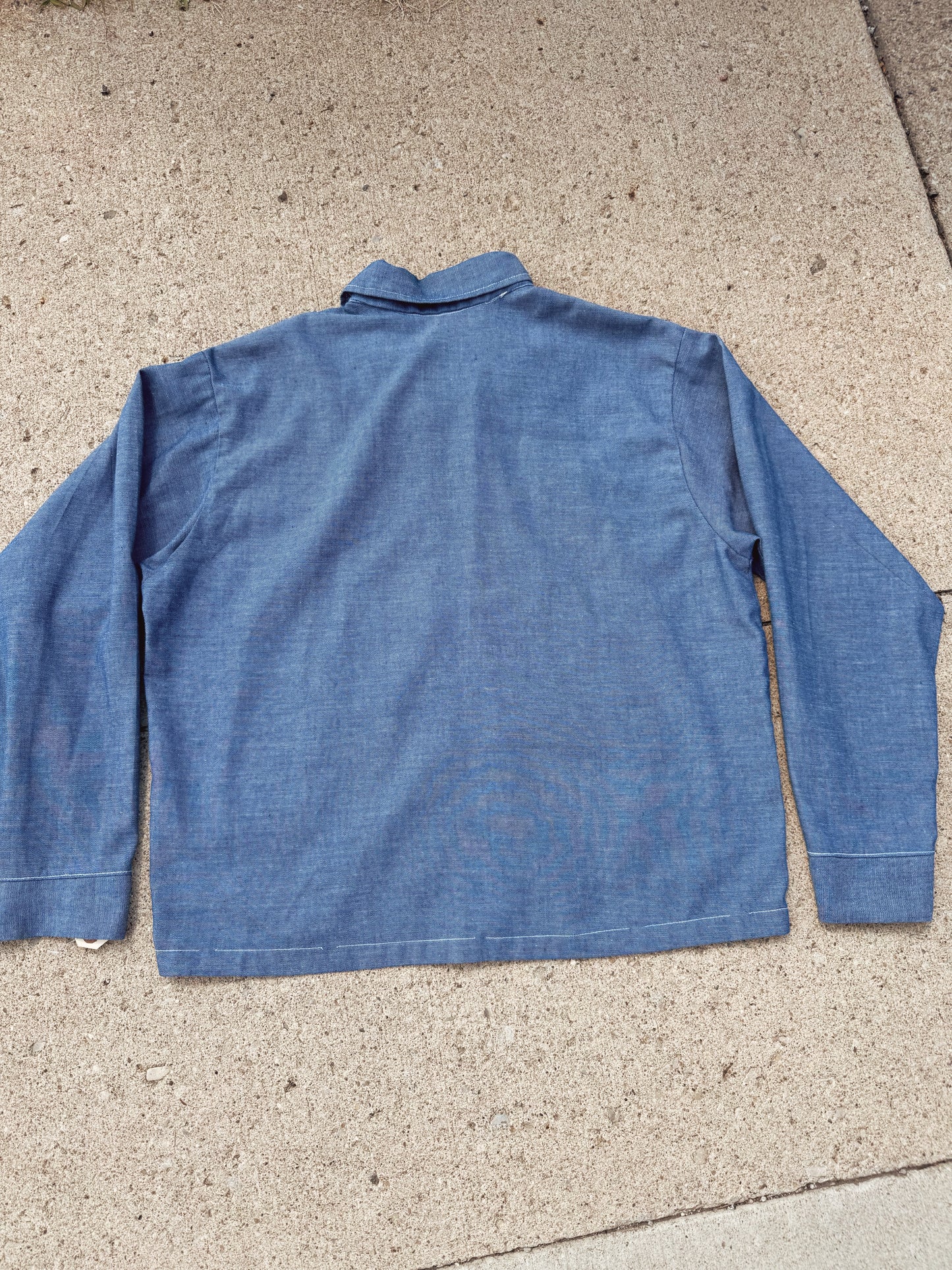 Vintage 1950s Federal Land Bank Association Patched Work Jacket | Large