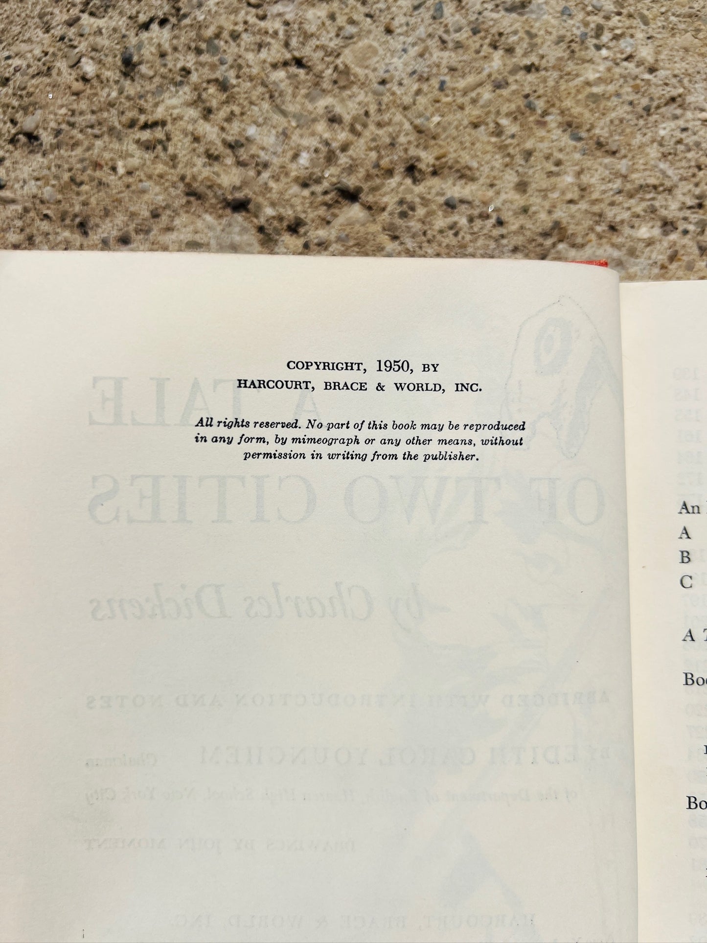 Vintage A Tale of Two Cities Book