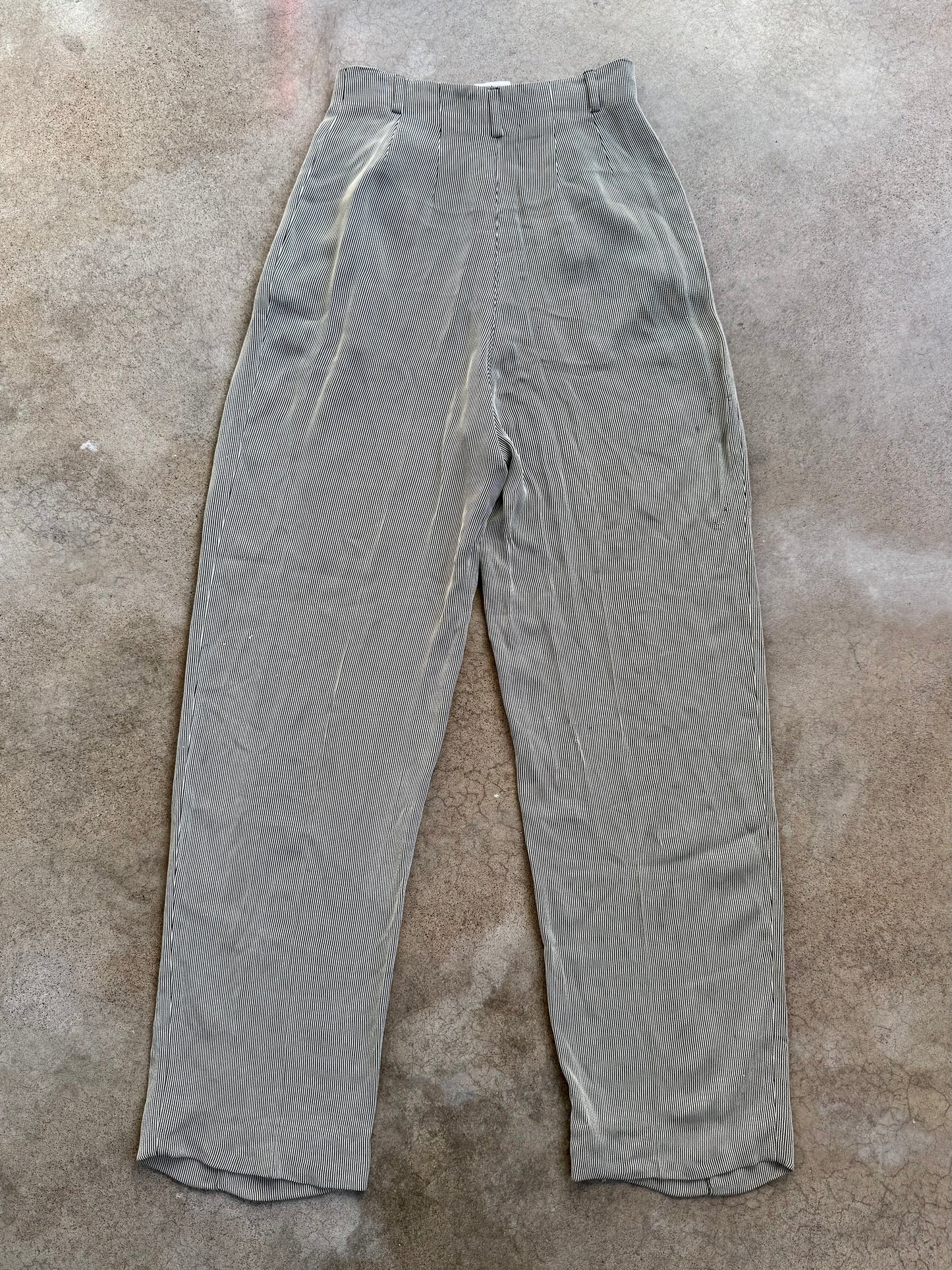 Vintage Giorgio Armani Pinstripe Two-Piece Pant Suit | S/M