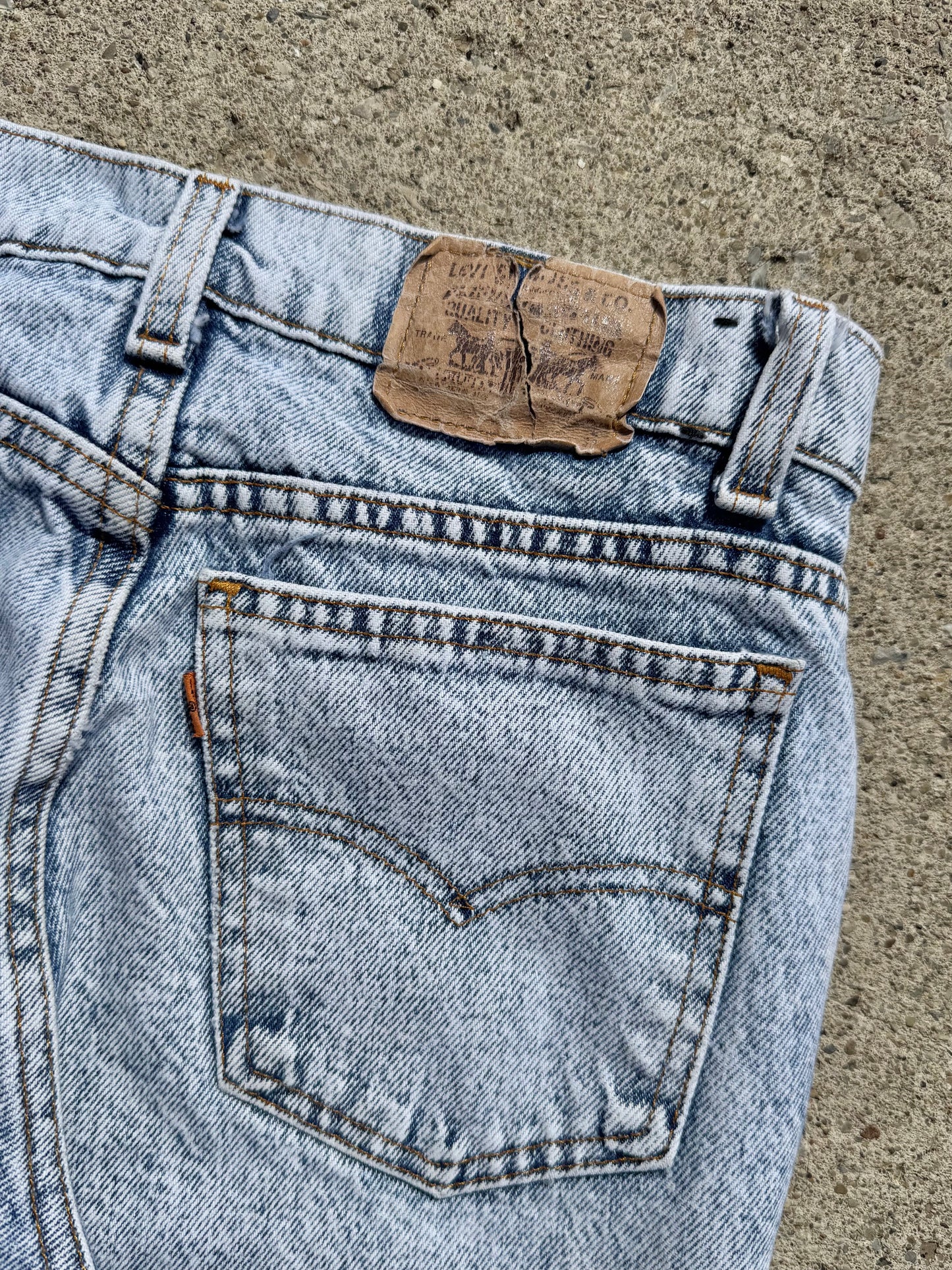 Vintage Levi’s Orange Tab Student Acid Wash Jeans | Waist 29”