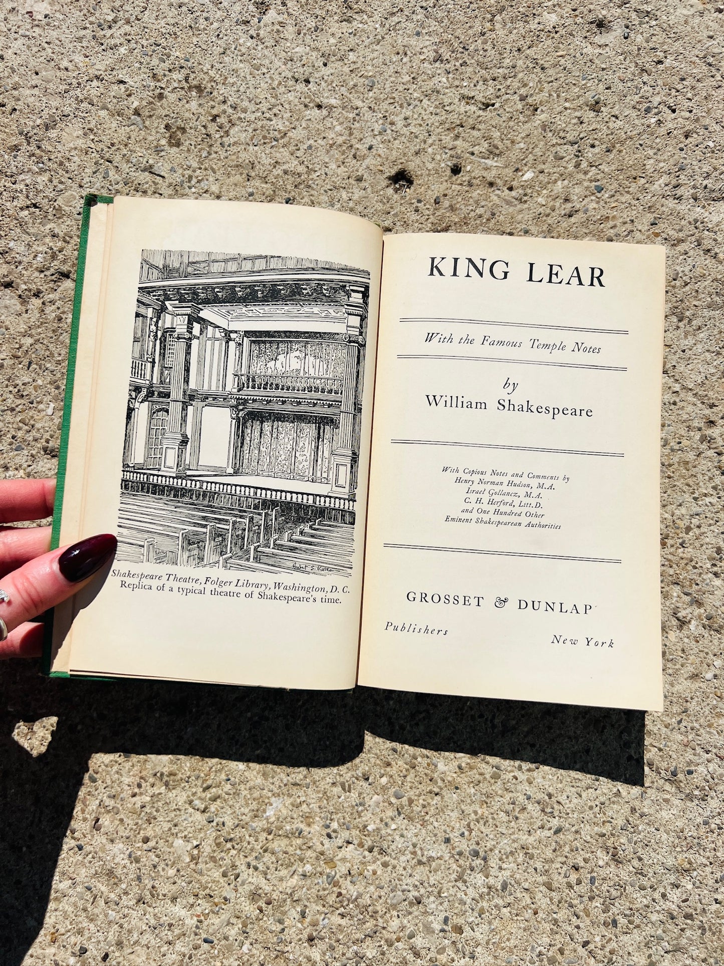1909 King Lear Shakespeare Book