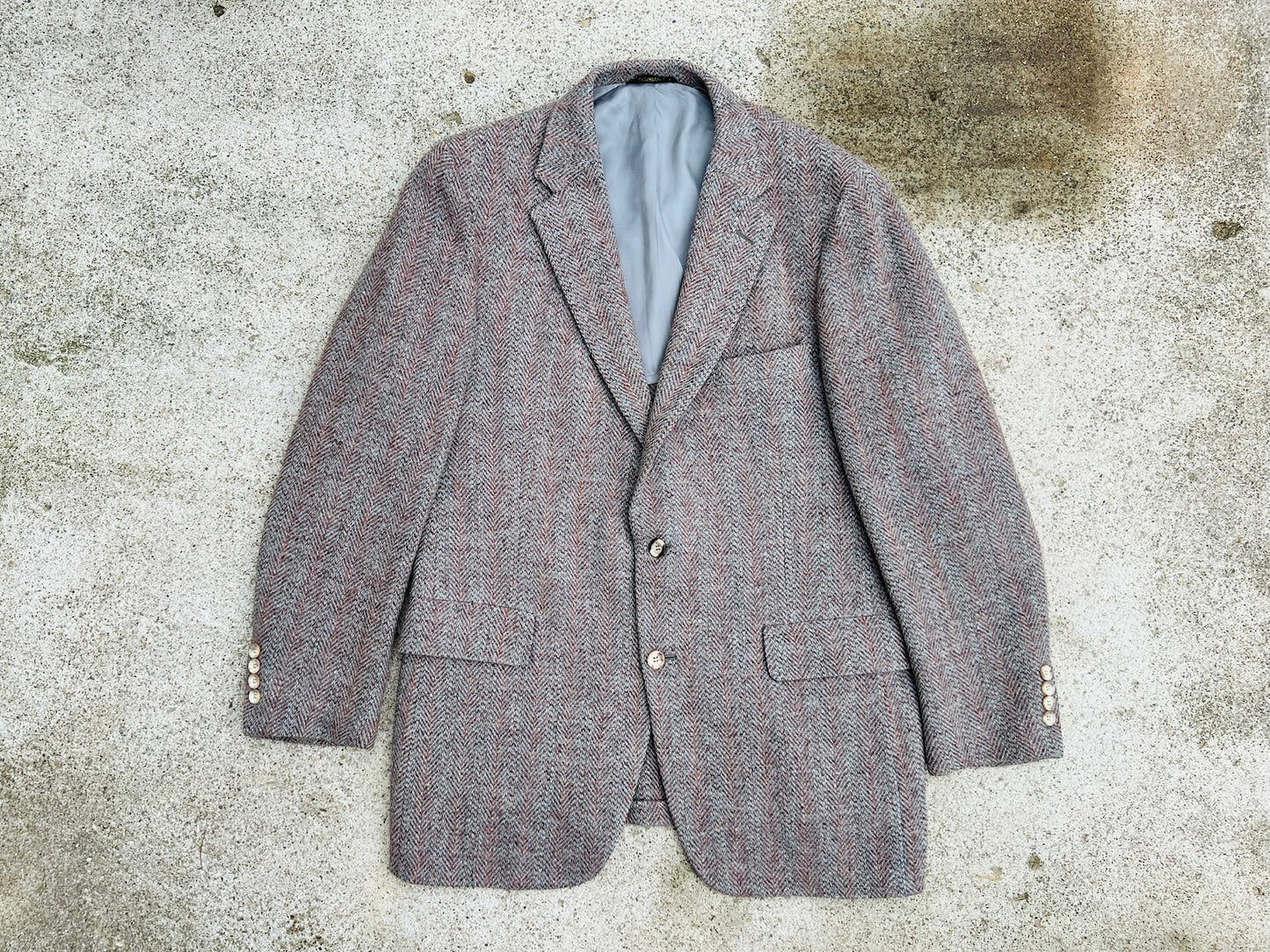 Vintage 1960s Harris Tweed Wool Blazer