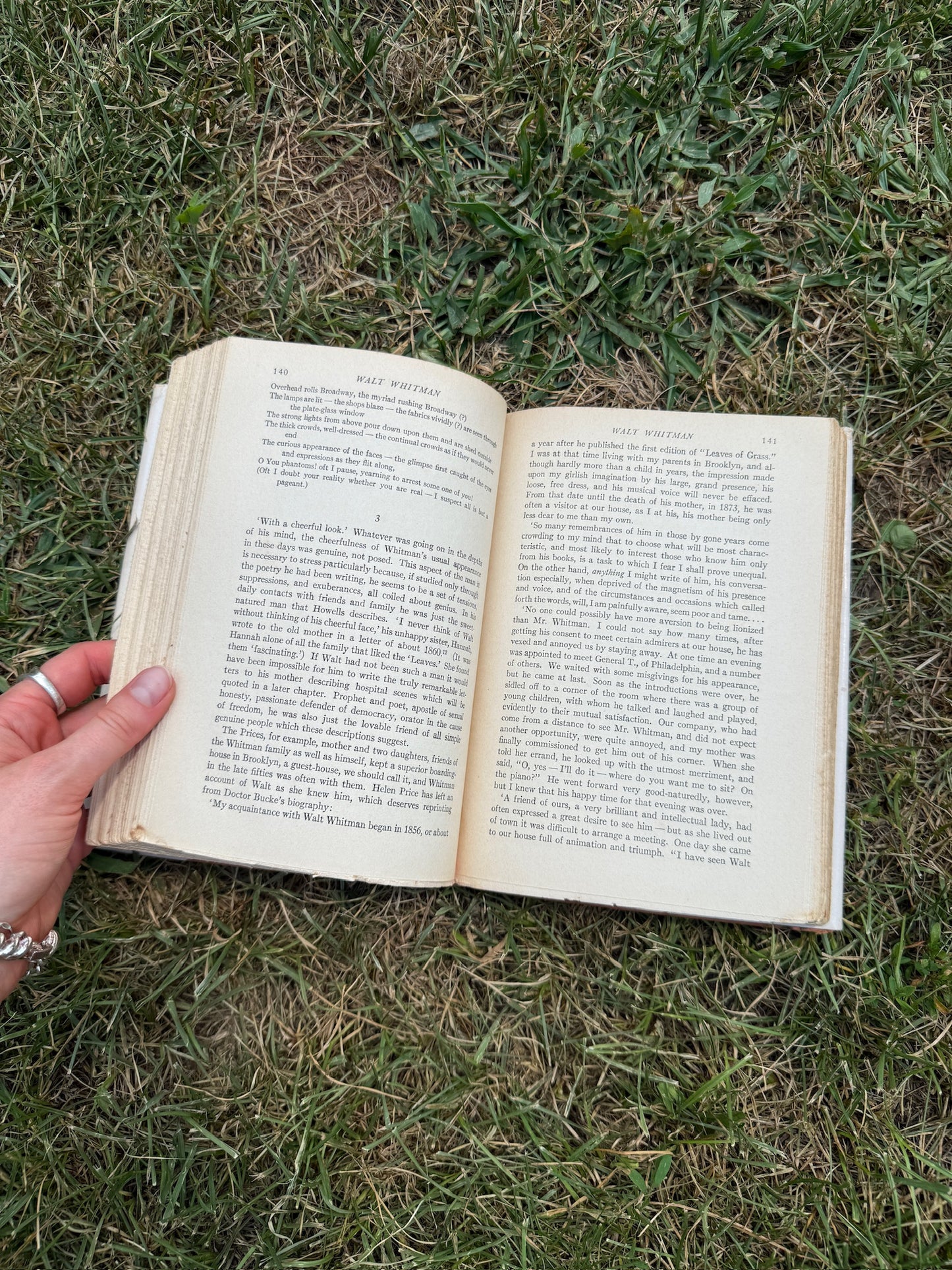 Vintage 1943 Walt Whitman: An American Hardcover Book