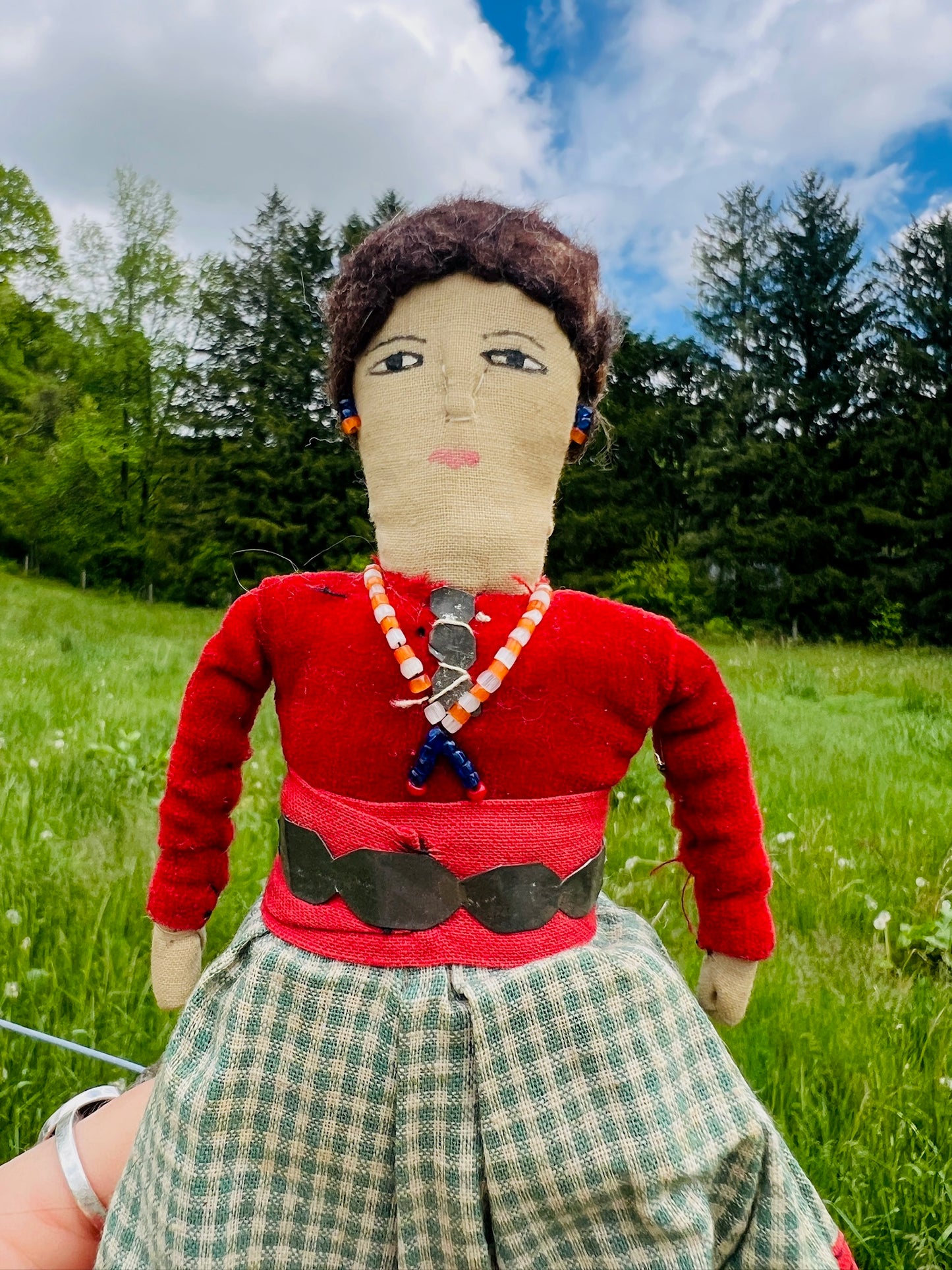 Vintage 1940s Handmade Navajo Native American Doll