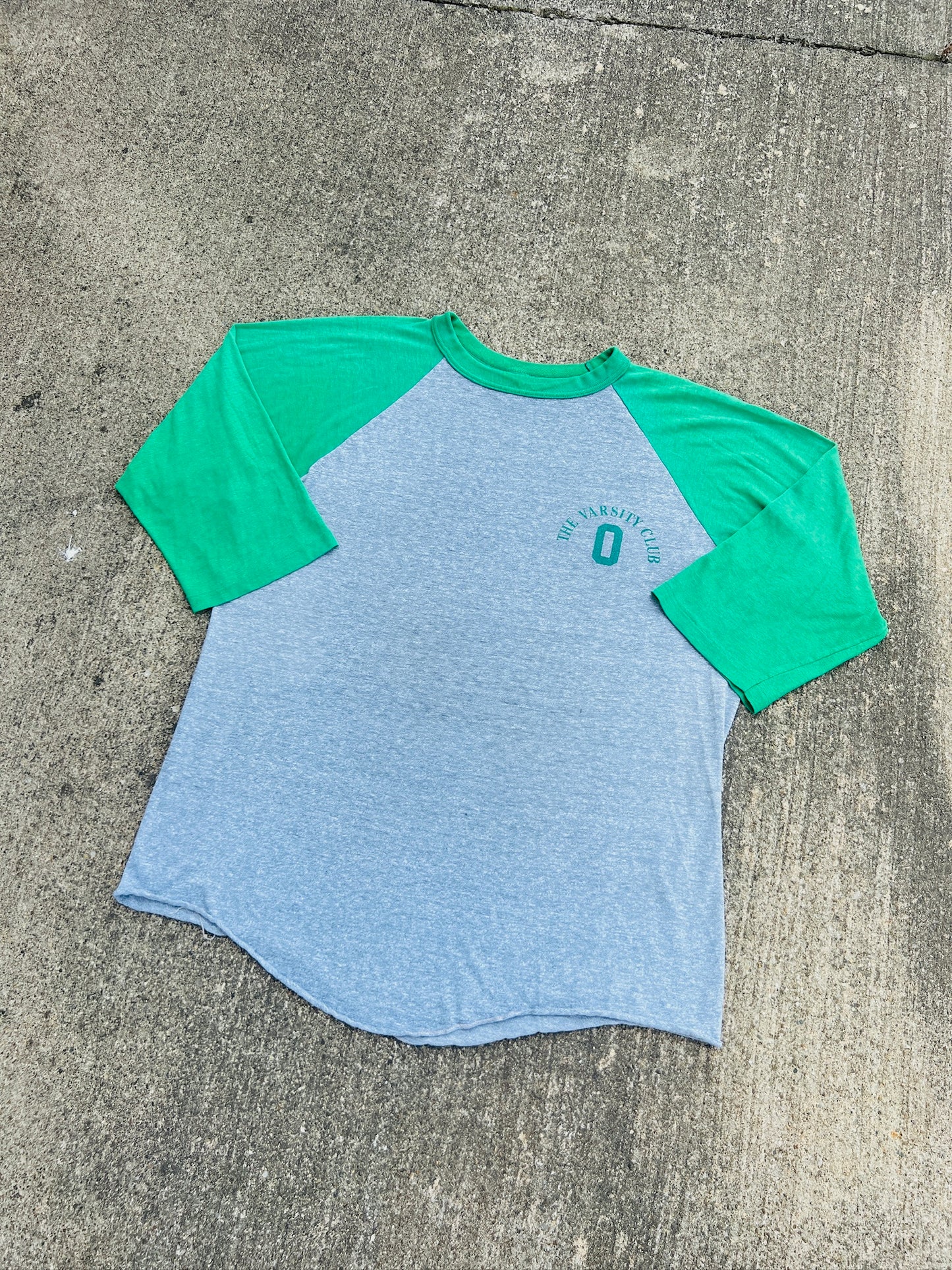 Vintage 1970s/80s Ohio State The Varsity Club Raglan Tee | XL