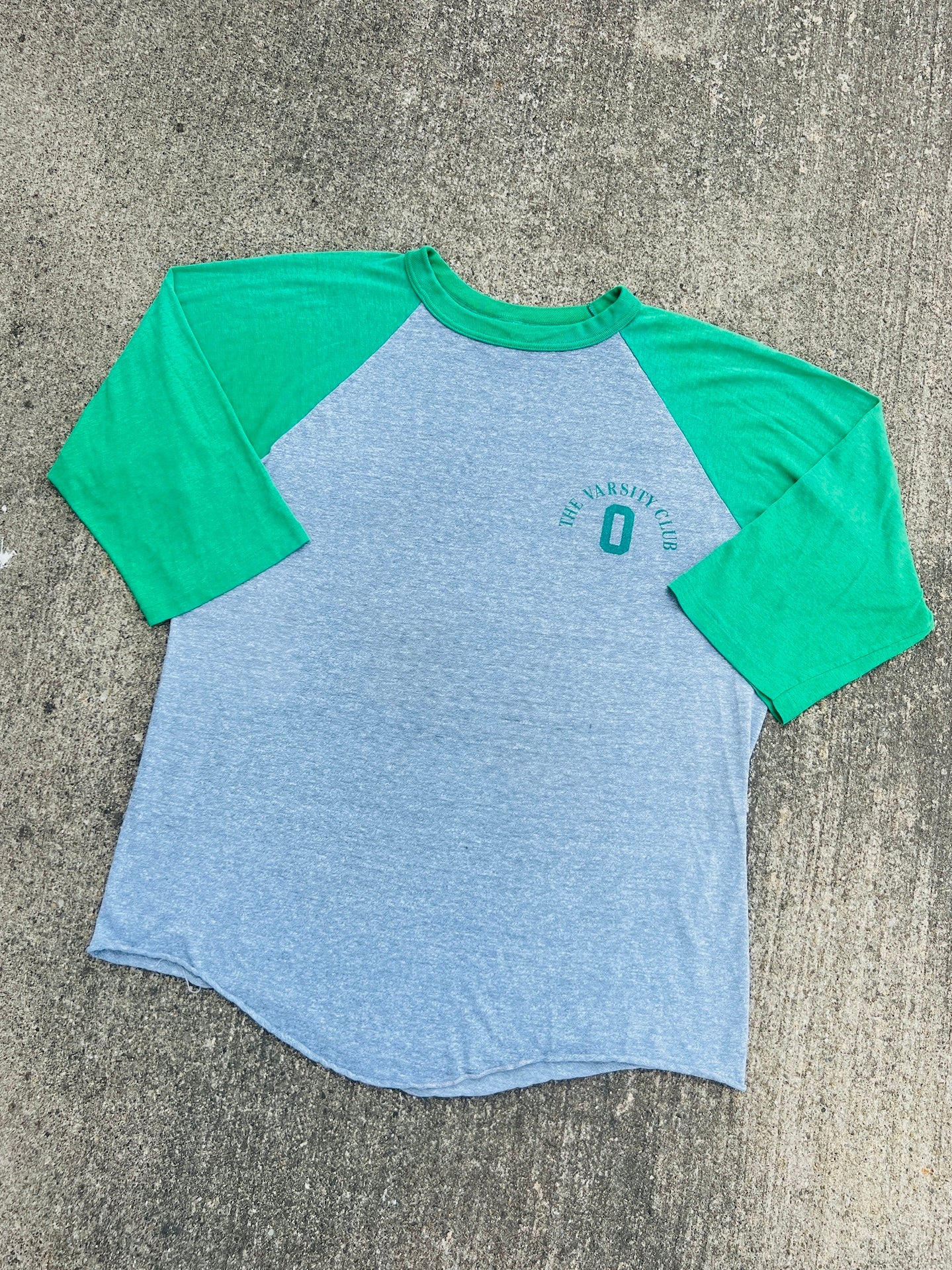 Vintage 1970s/80s Ohio State The Varsity Club Raglan Tee | XL