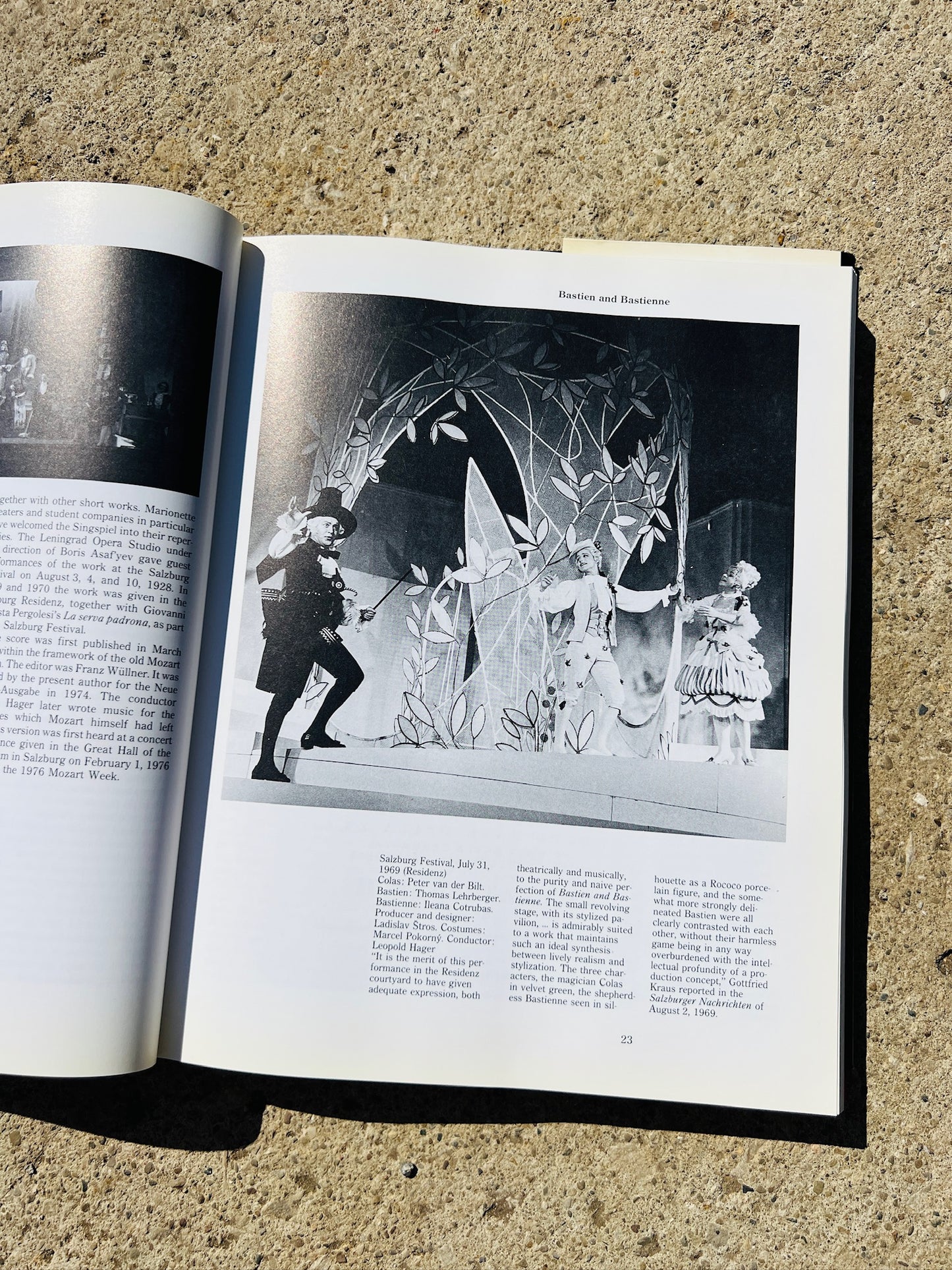 Vintage 1980s Mozart’s Operas Book