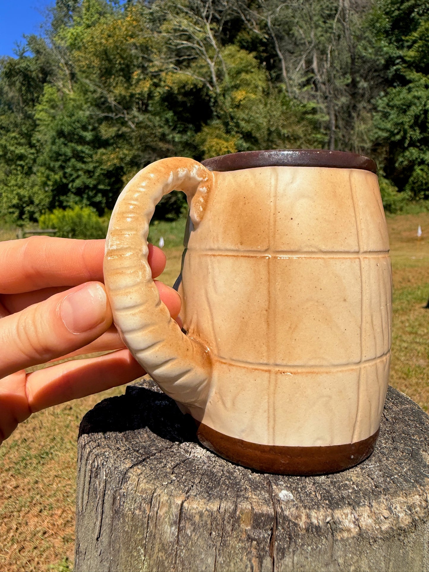Vintage 1950s Florida Alligator Bobble Head Mug