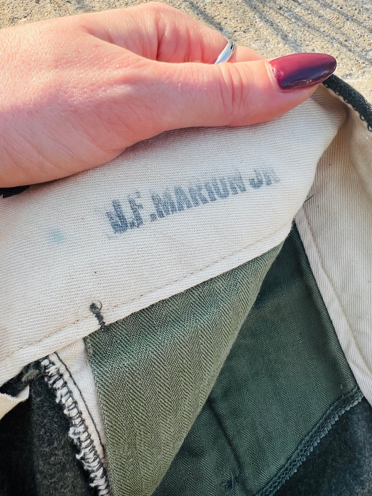 Vintage 1940s/50s Military Wool Trousers | Waist 30”
