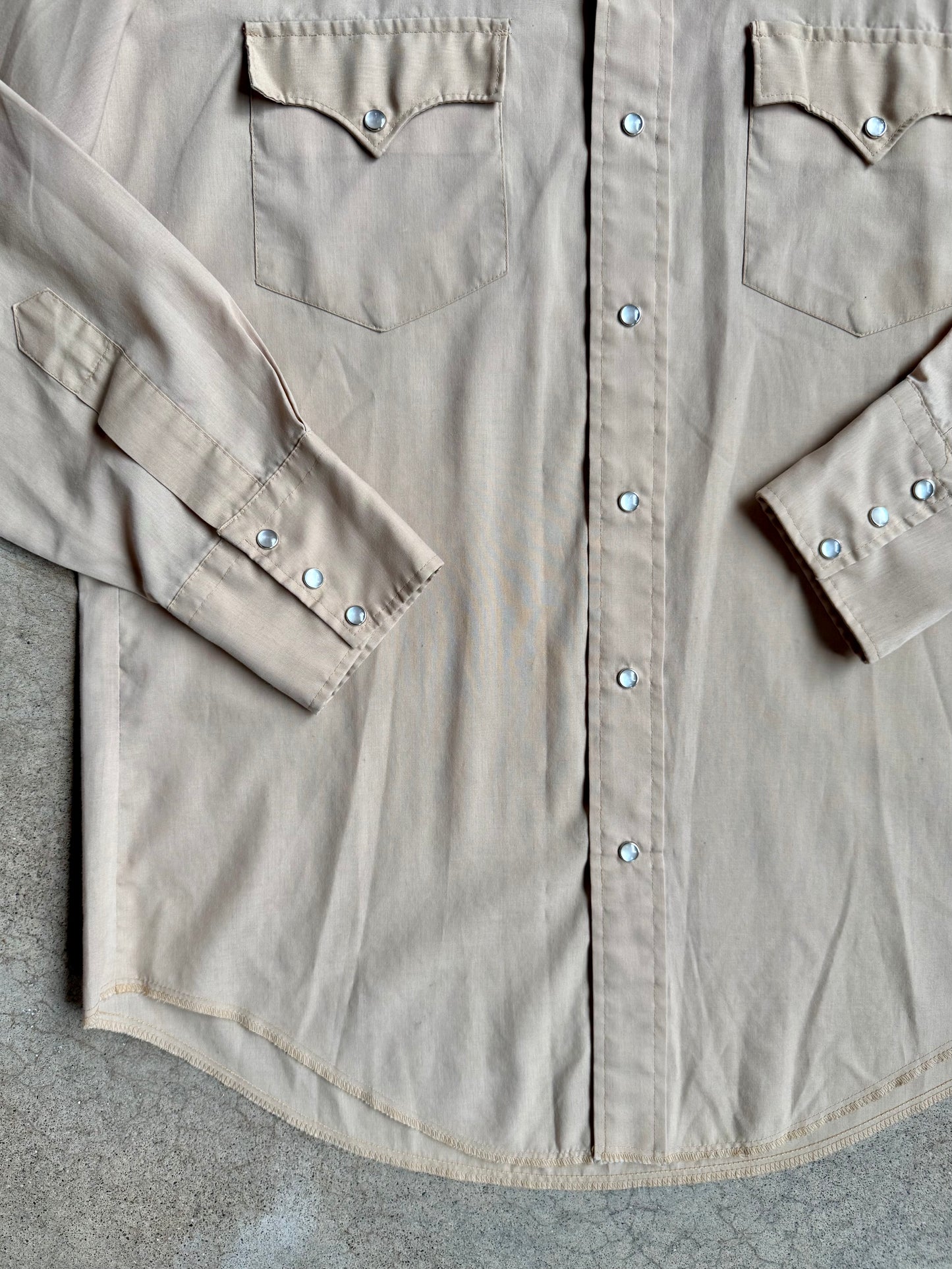 Vintage 1980s Chute Saddle Embroidered Pearl Snap Western Shirt | M/L