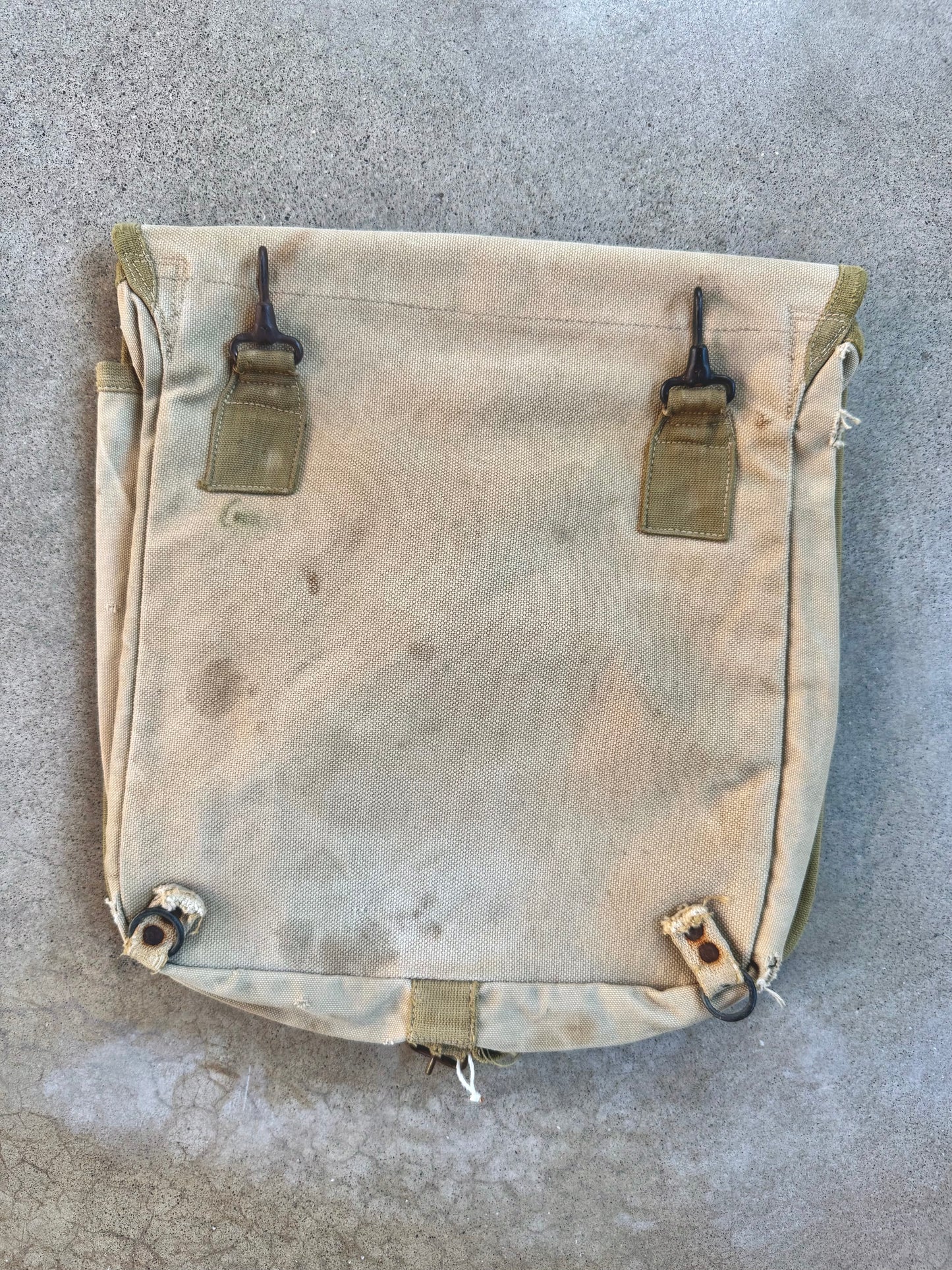 Antique 1900s Military Issue Canvas "OHIO" Haversack Bag