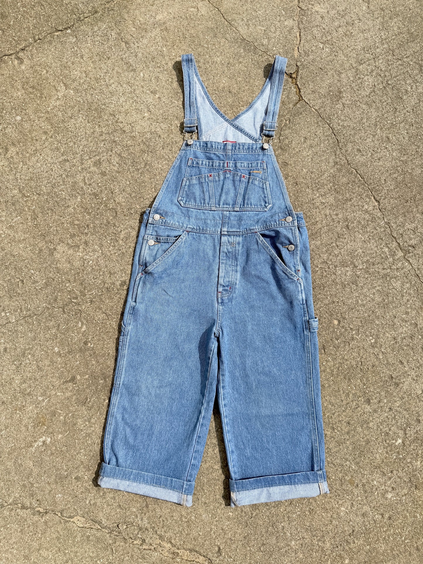 Vintage 1990s Old Navy Denim Overalls | Youth L