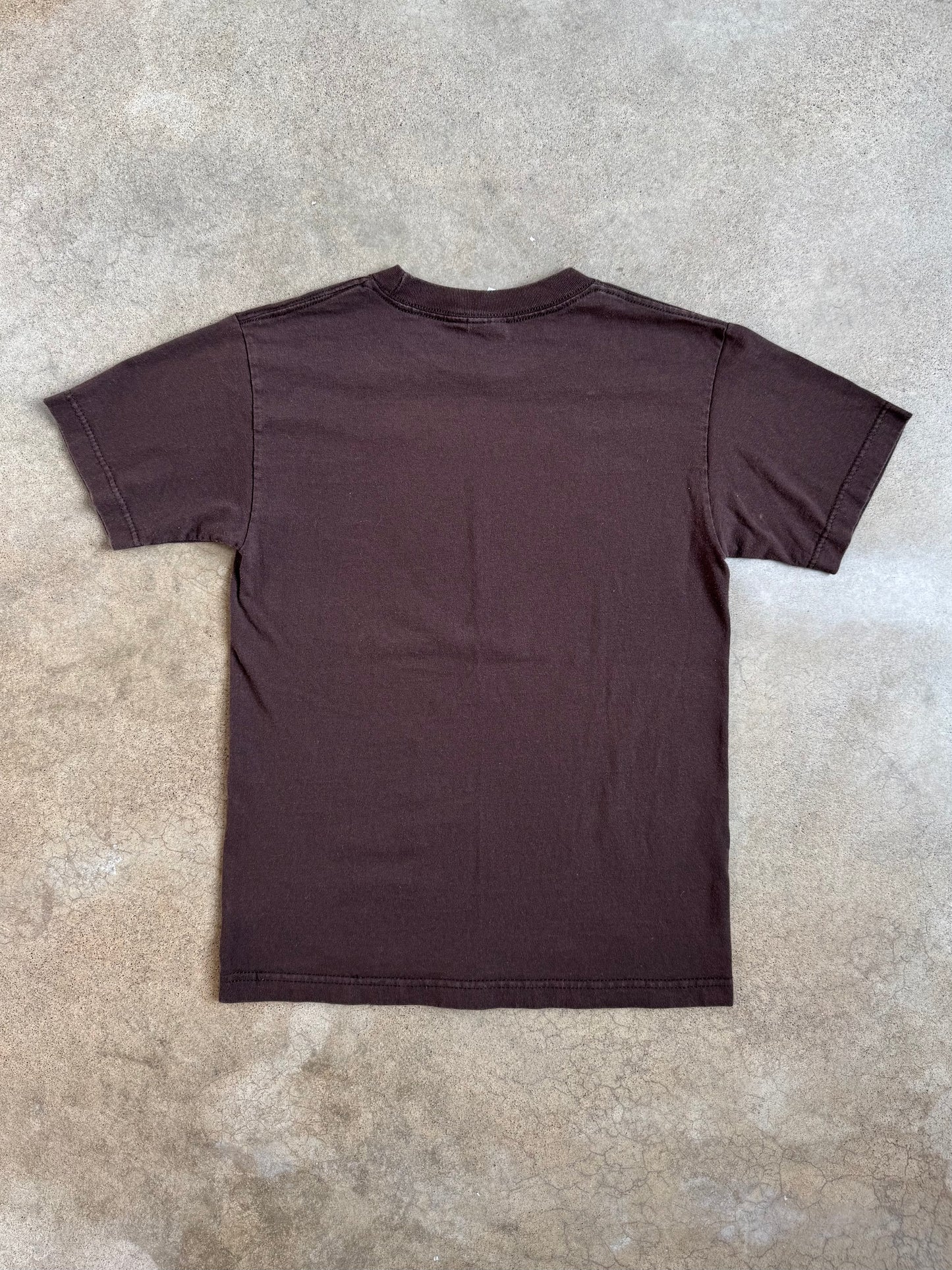 2000s James Taylor Brown Cotton Graphic Tee | Small