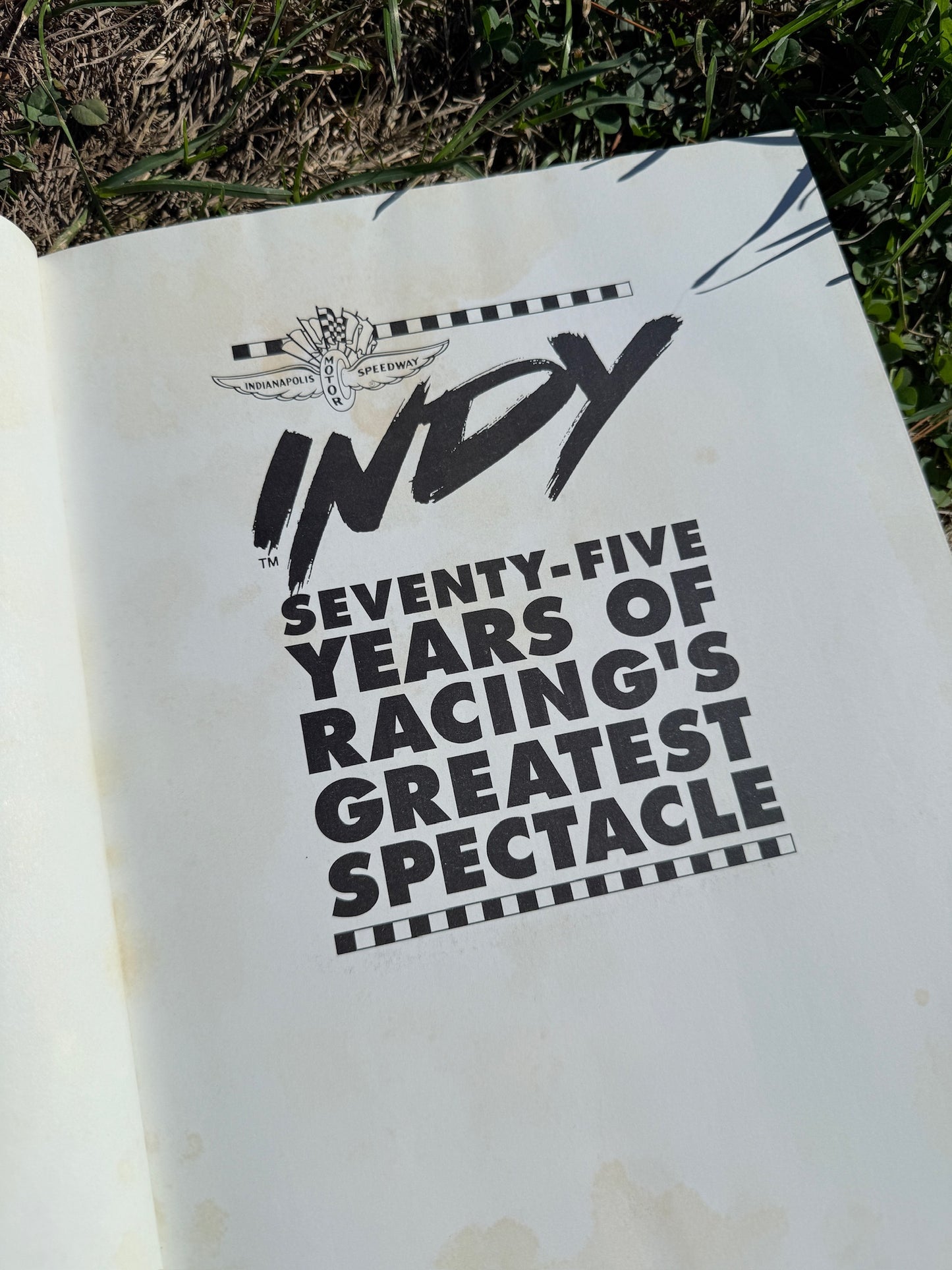 Indy Racing Hardcover Book