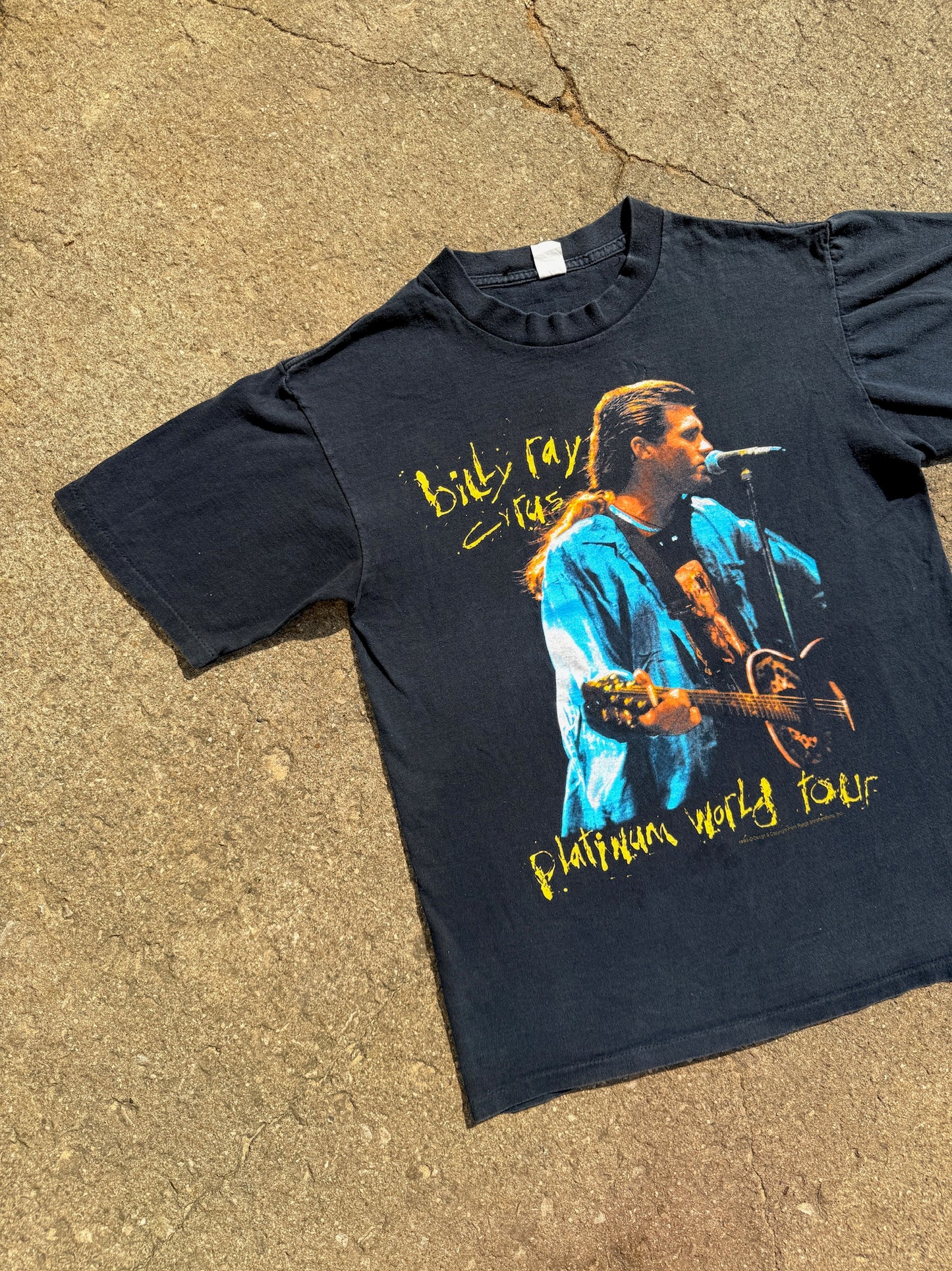 Vintage 1993 Billy Ray Cyrus Platinum World Tour Tee | Large