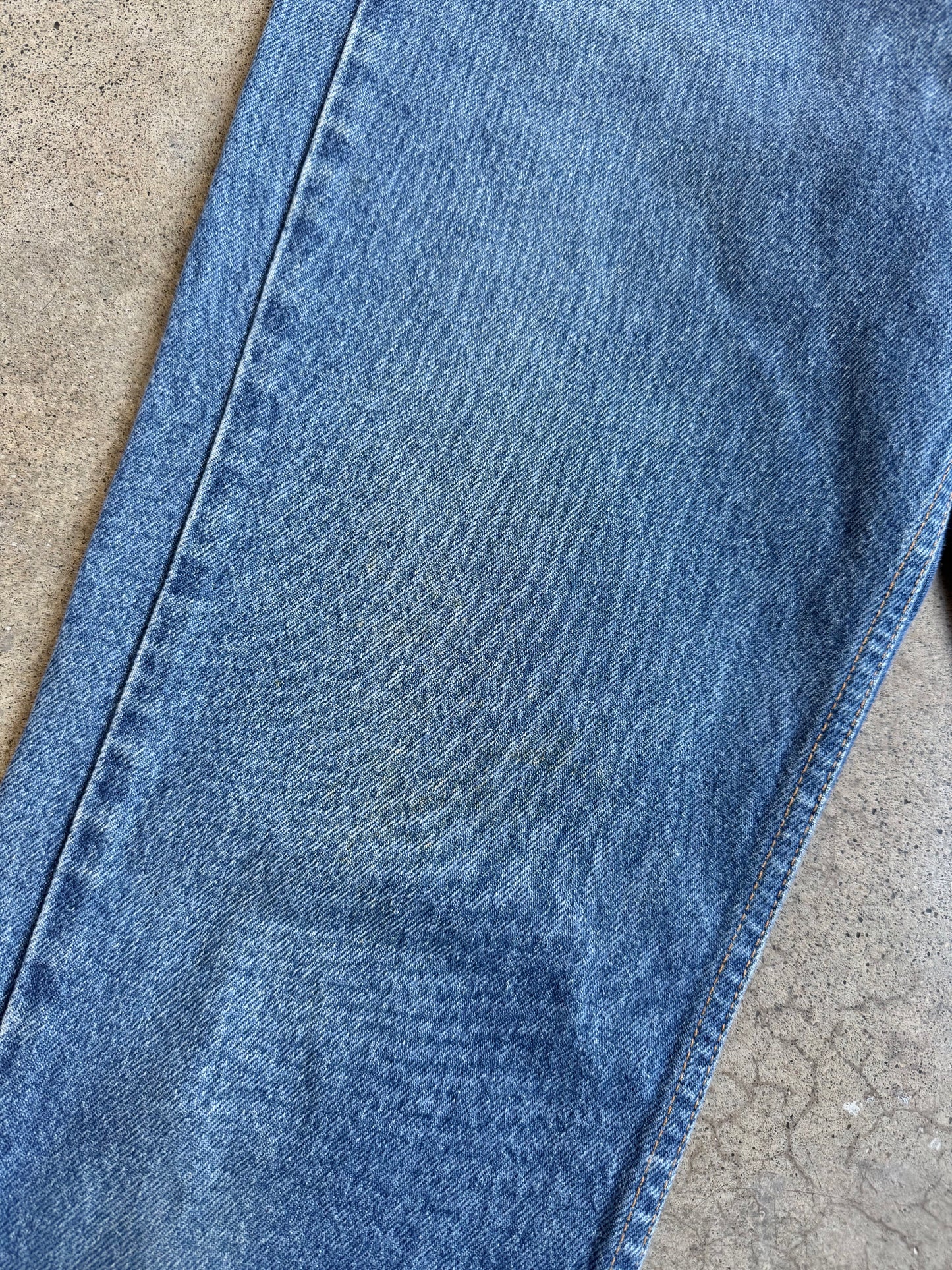 Vintage 1970s Levi's Orange Tab 505 Regular Fit Medium Wash Jeans | 32x34