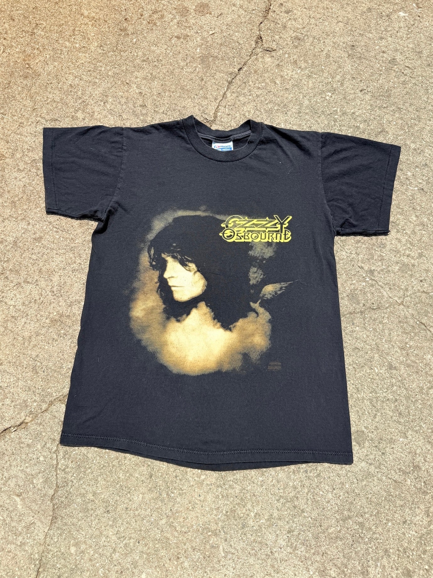 Vintage 1991/92 Ozzy Osbourne Theatre of Madness Tour Black Band Tee | Medium
