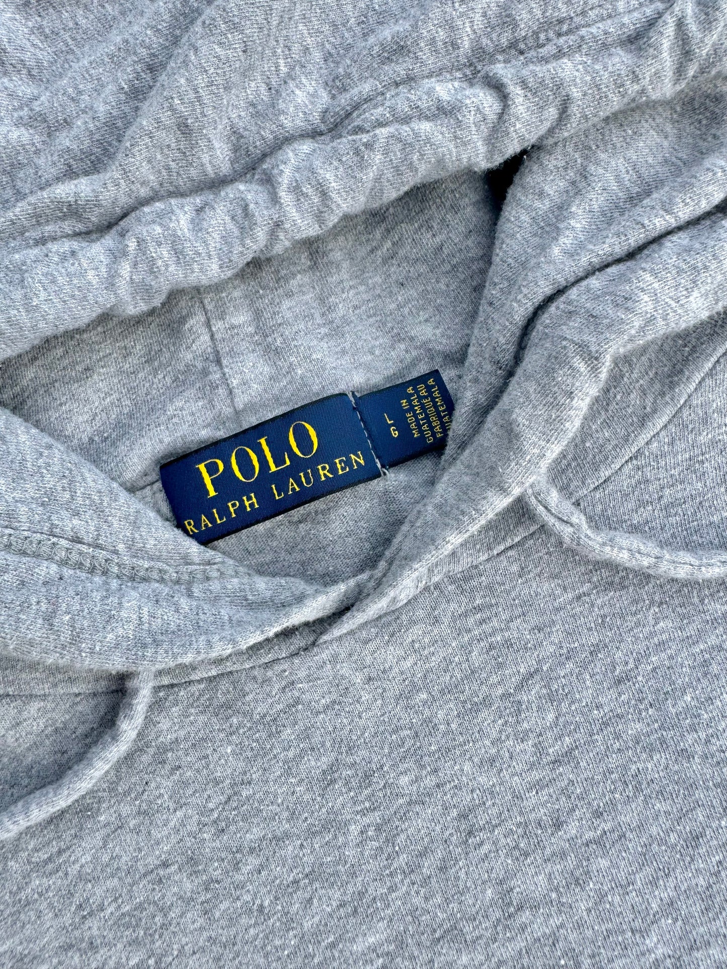 Ralph Lauren Polo Bear Hooded Long Sleeve T-Shirt | Large
