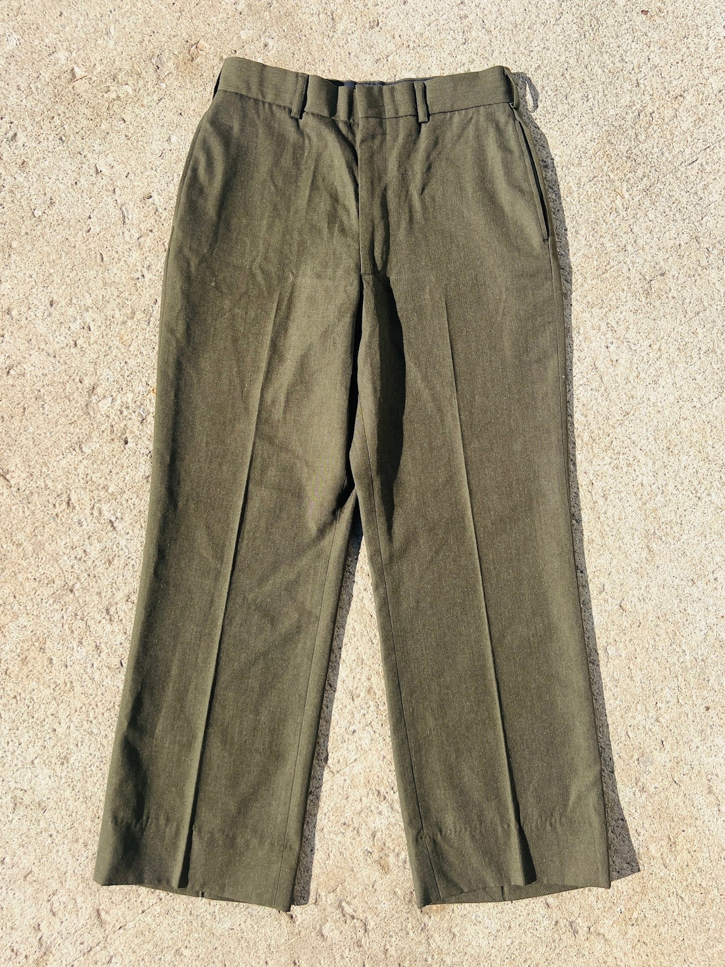 Military Wool Trousers | Waist 32”