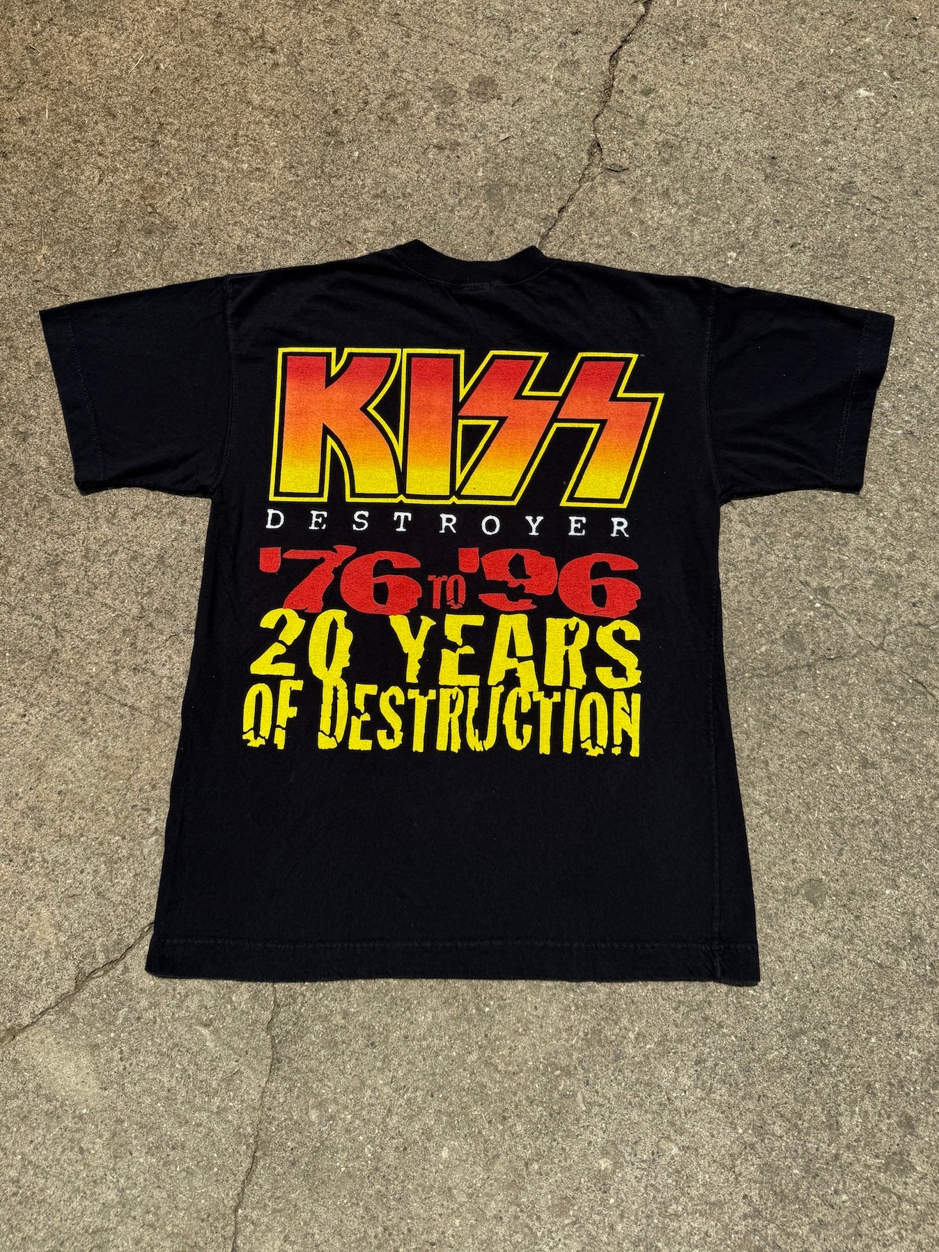 Vintage 1996 KISS Destroyer “20 Years of Destruction” Band Tee | Large