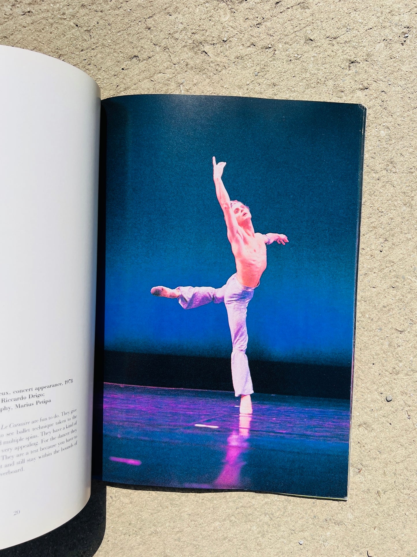 Vintage 1980s Baryshnikov Ballet Picture Book