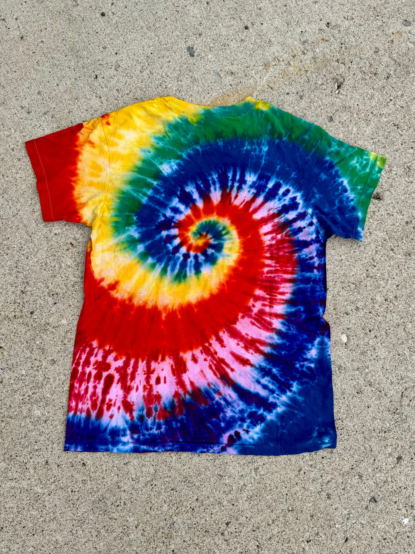 Vintage 1970s Hanes Tie-Dye Cotton Tee | Large