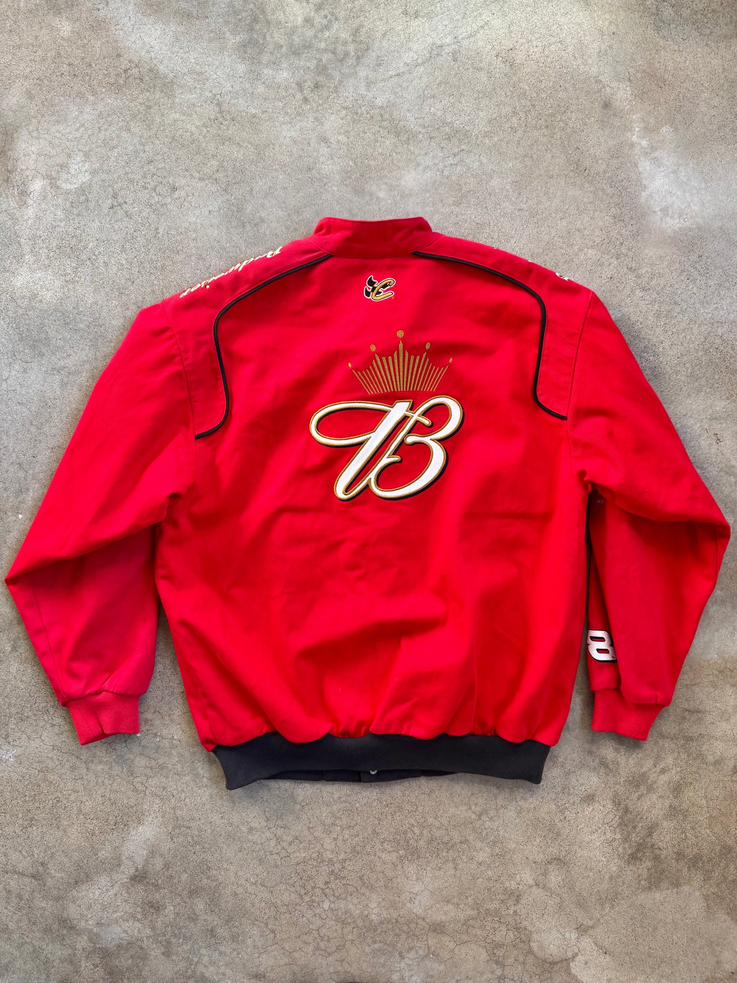 Vintage Chase Authentics NASCAR Autographed Dale Earnhardt Jr. Budweiser Racing Jacket | Large