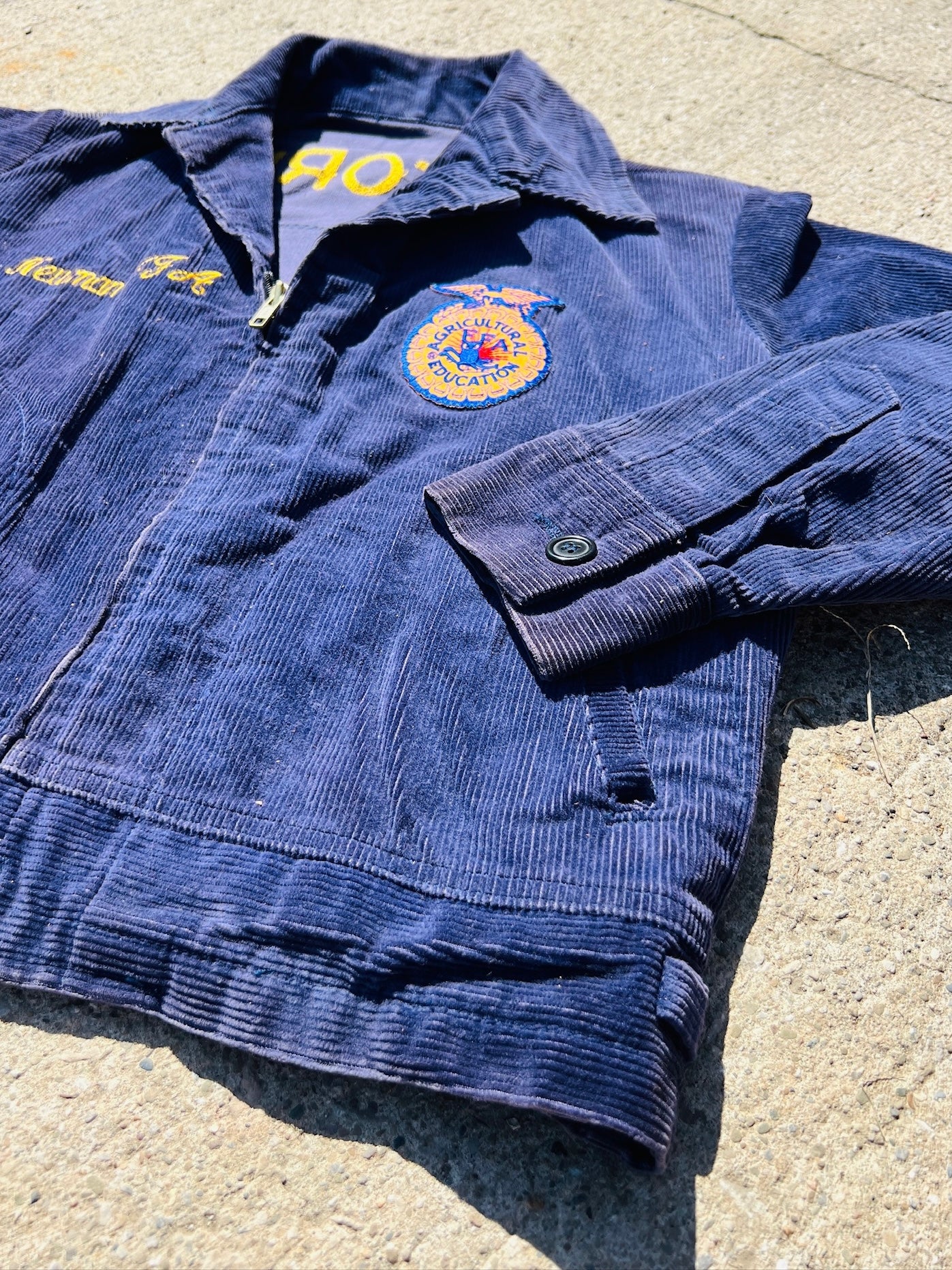 Vintage 1980s FFA Newman California Corduroy Jacket | Medium