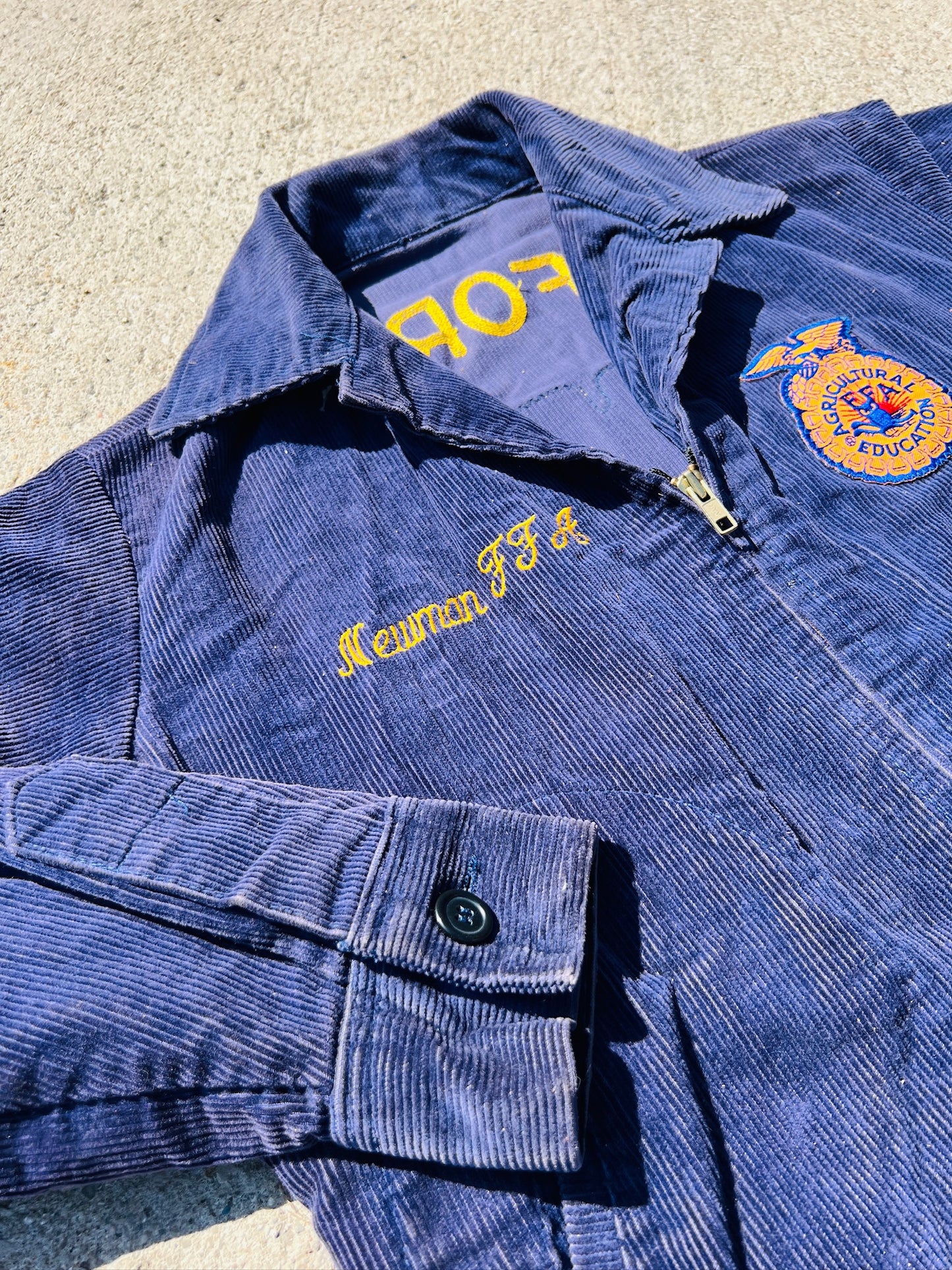 Vintage 1980s FFA Newman California Corduroy Jacket | Medium