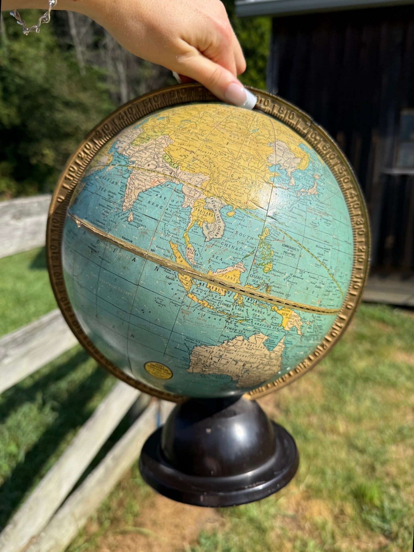 Vintage 1930s/40s Cram’s Universal 9 Inch Globe