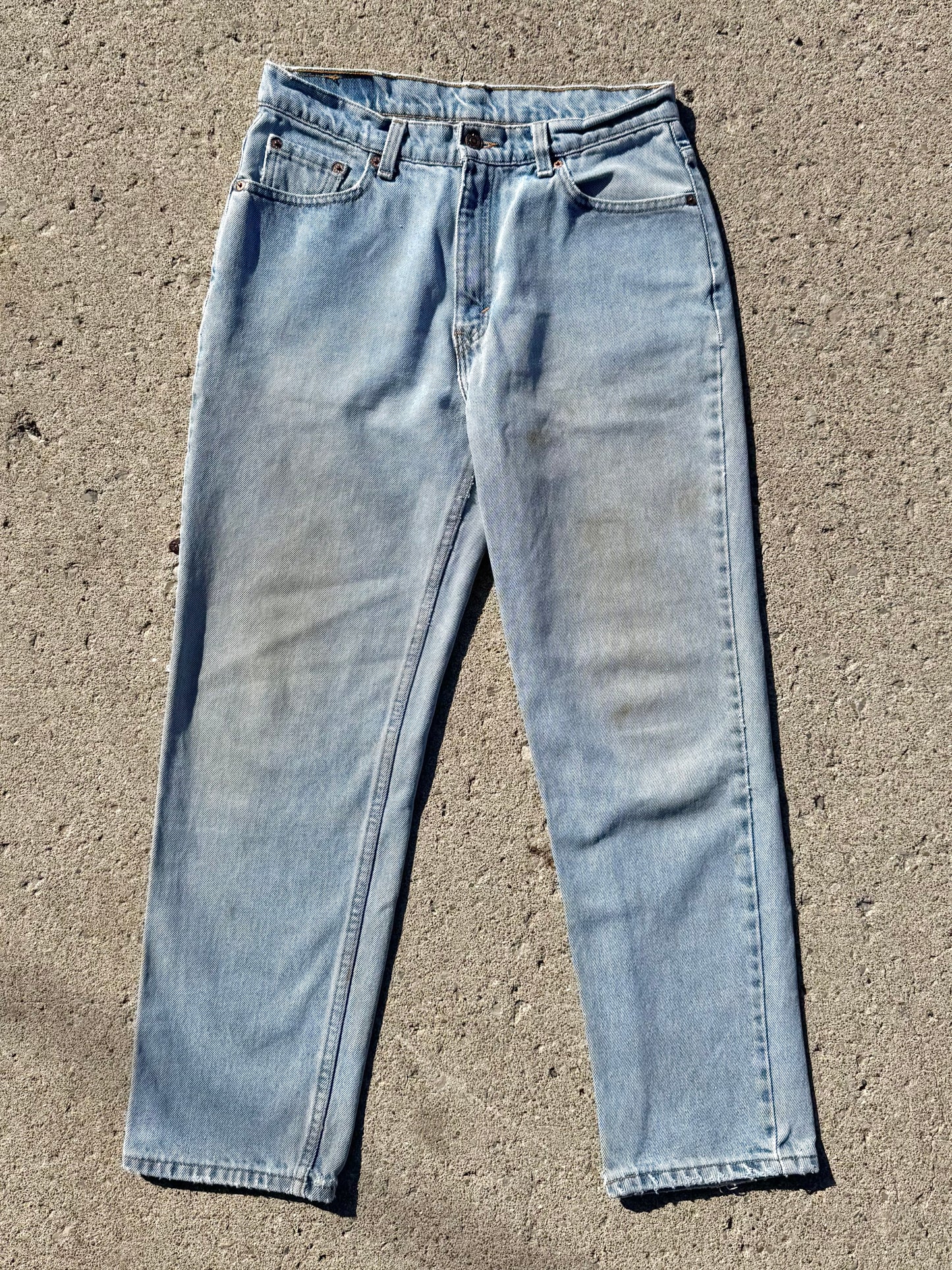 Vintage 1990s Levi’s 512 Slim Straight Worn Jeans | Waist 30”