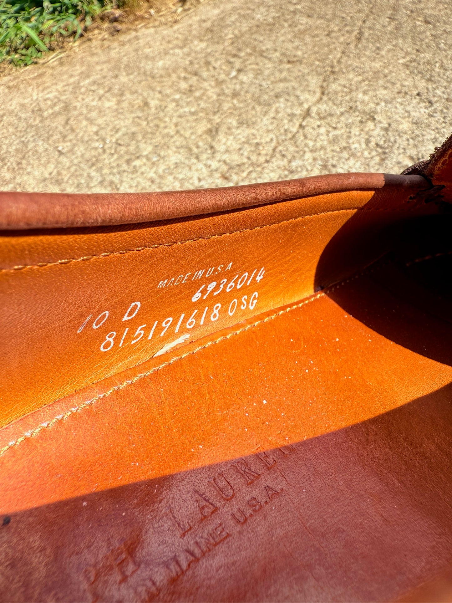 Vintage 1990s Ralph Lauren Black Label Brown Leather Tassel Penny Loafers | Men’s 10