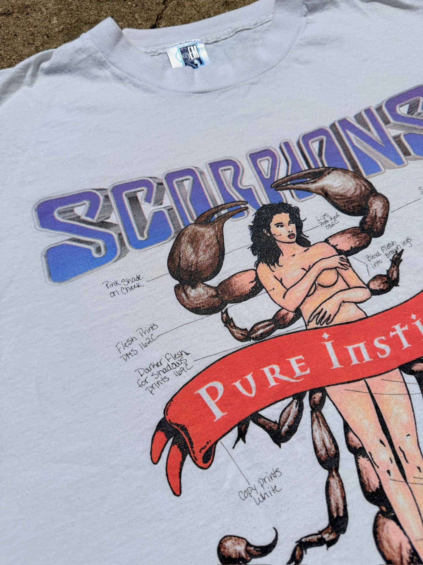 Vintage 1996 Scorpions Pure Instinct "Good Girls" Band Tee | Large