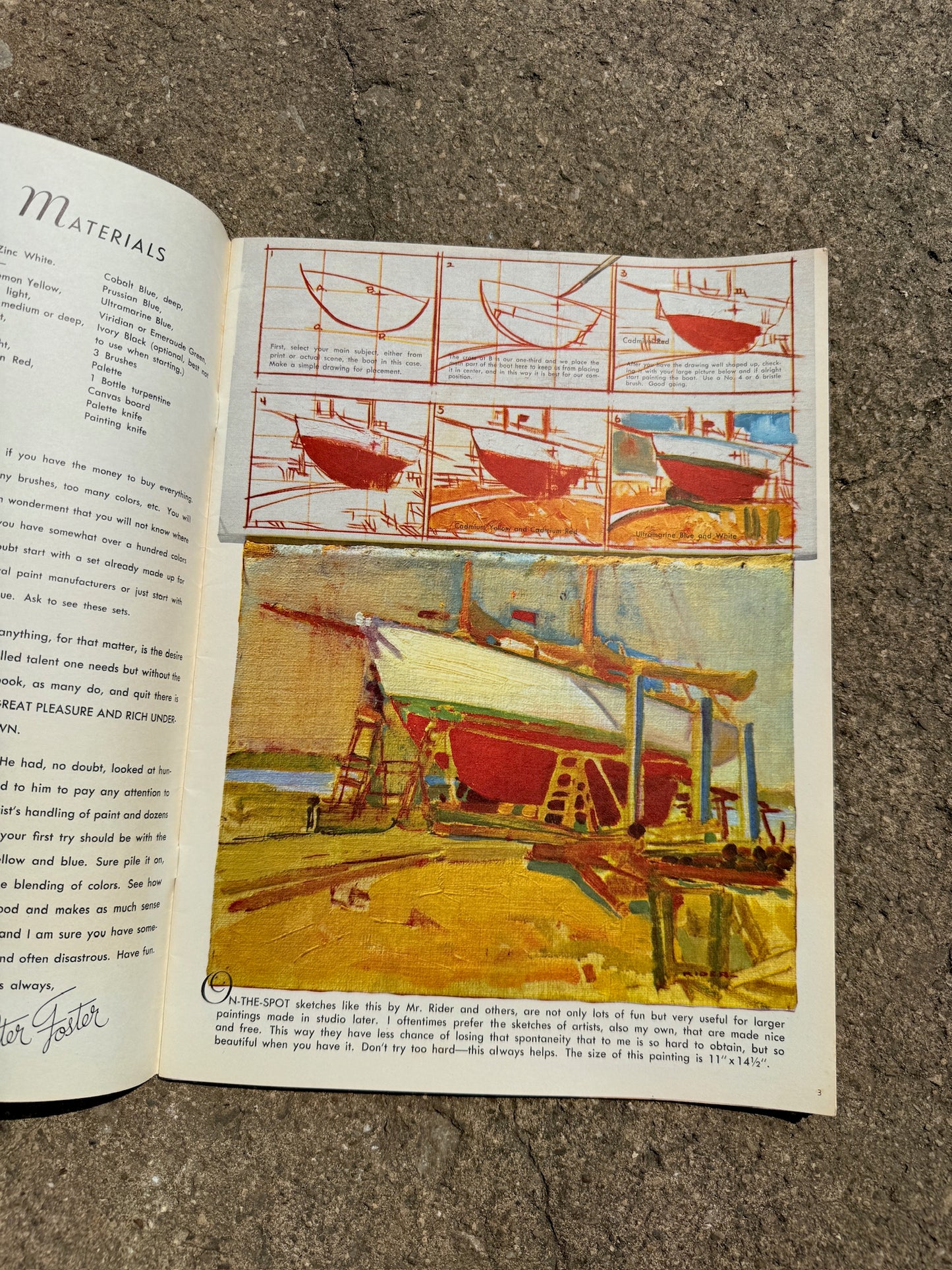 Vintage How to Draw and Paint Seascapes Book
