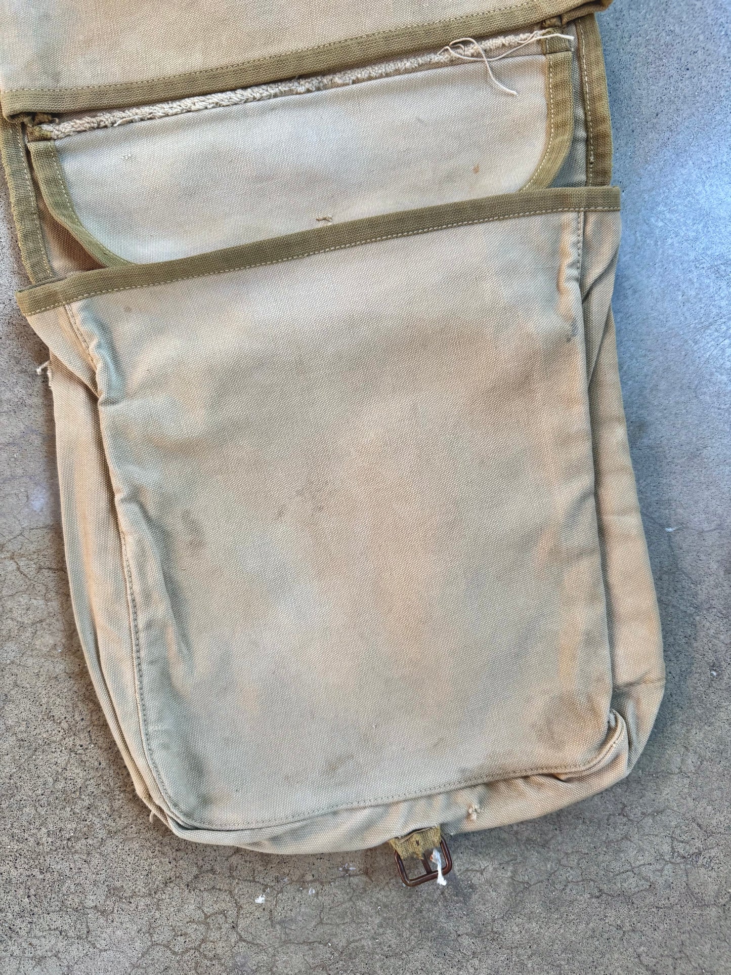 Antique 1900s Military Issue Canvas "OHIO" Haversack Bag