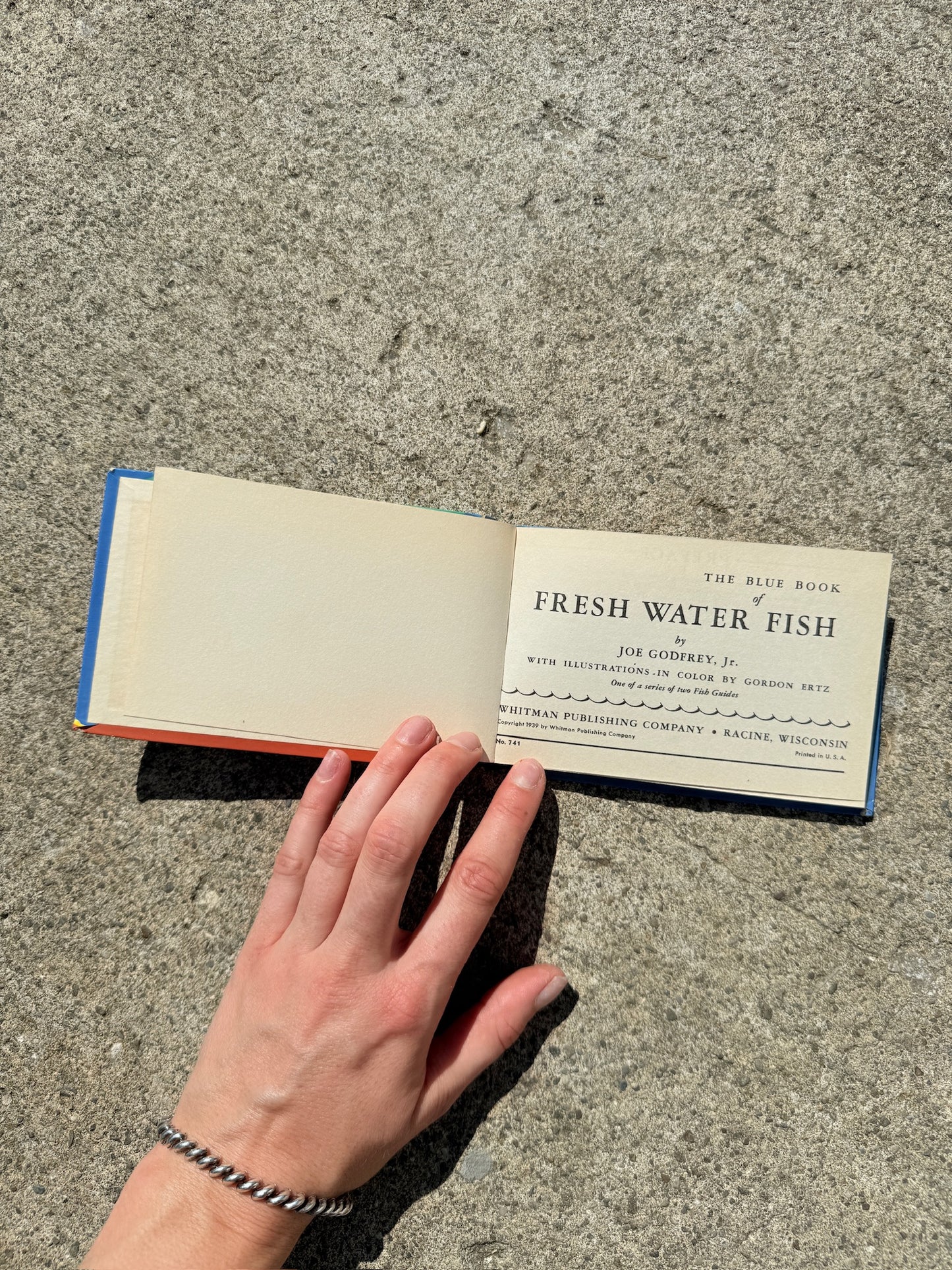 Vintage 1930s Fresh Water Fish Mini Guide Book