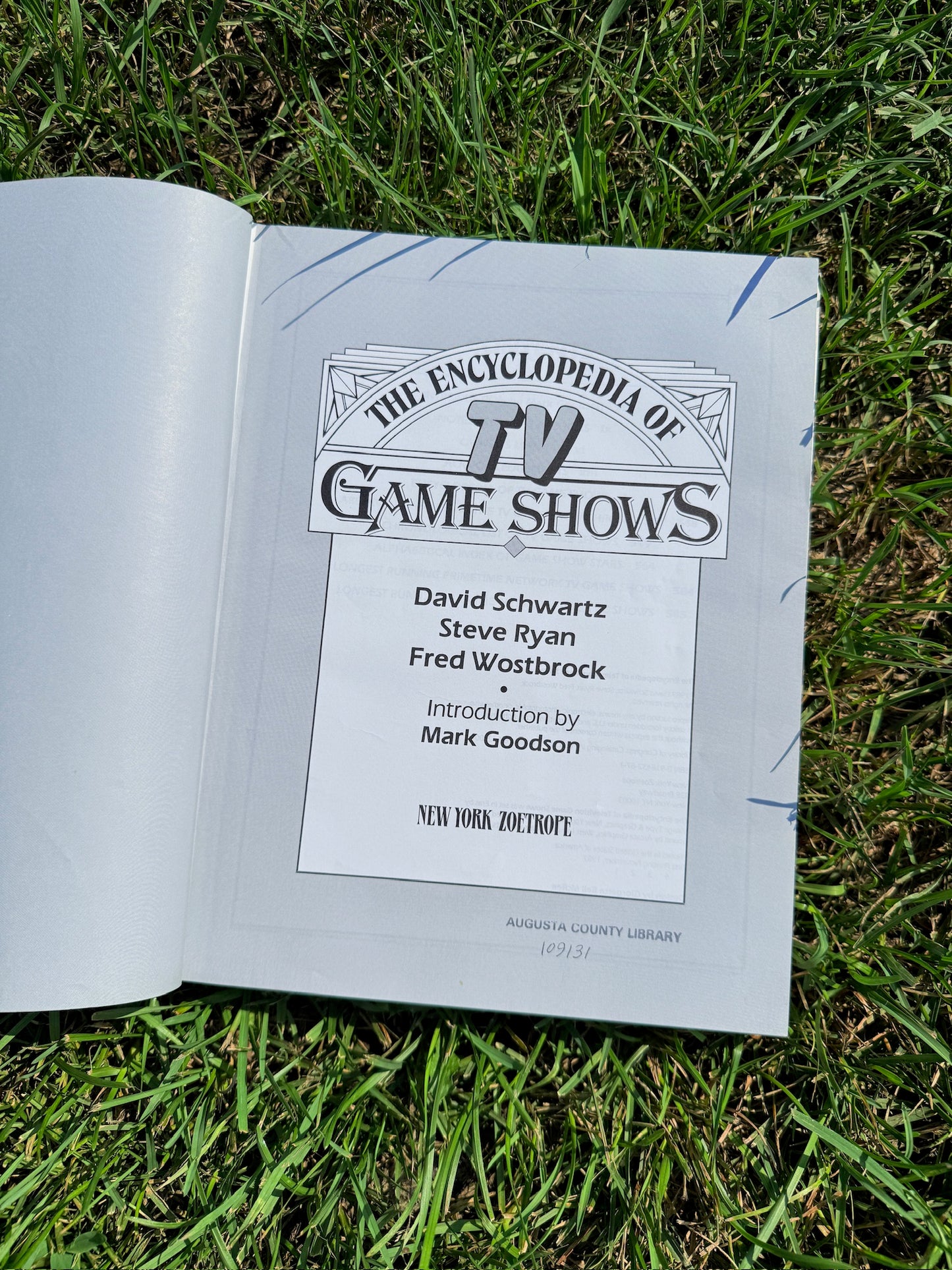 Vintage The Encyclopedia of TV Game Shows Hardcover Book