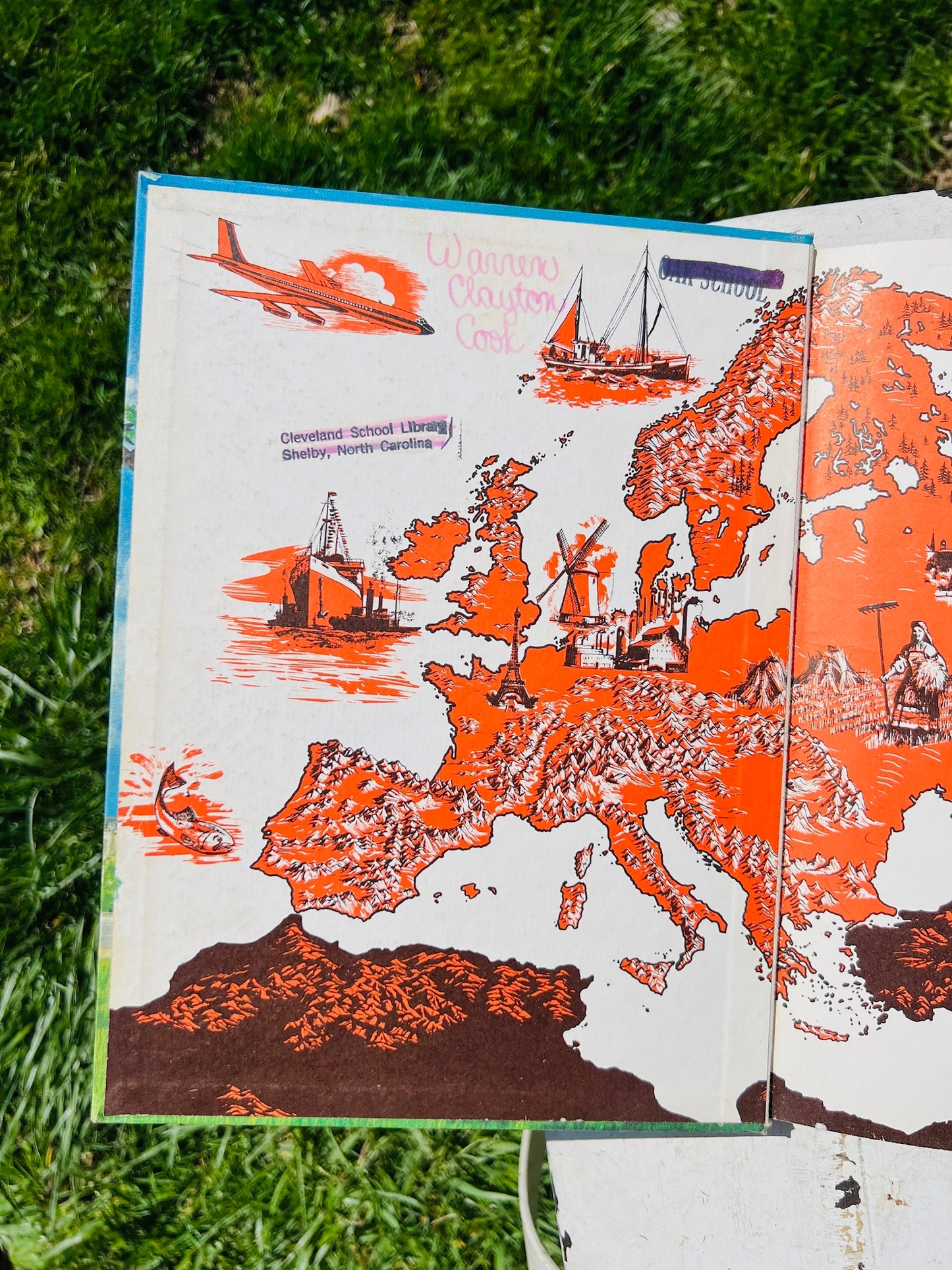 Vintage 1960s Life in Europe: France Book