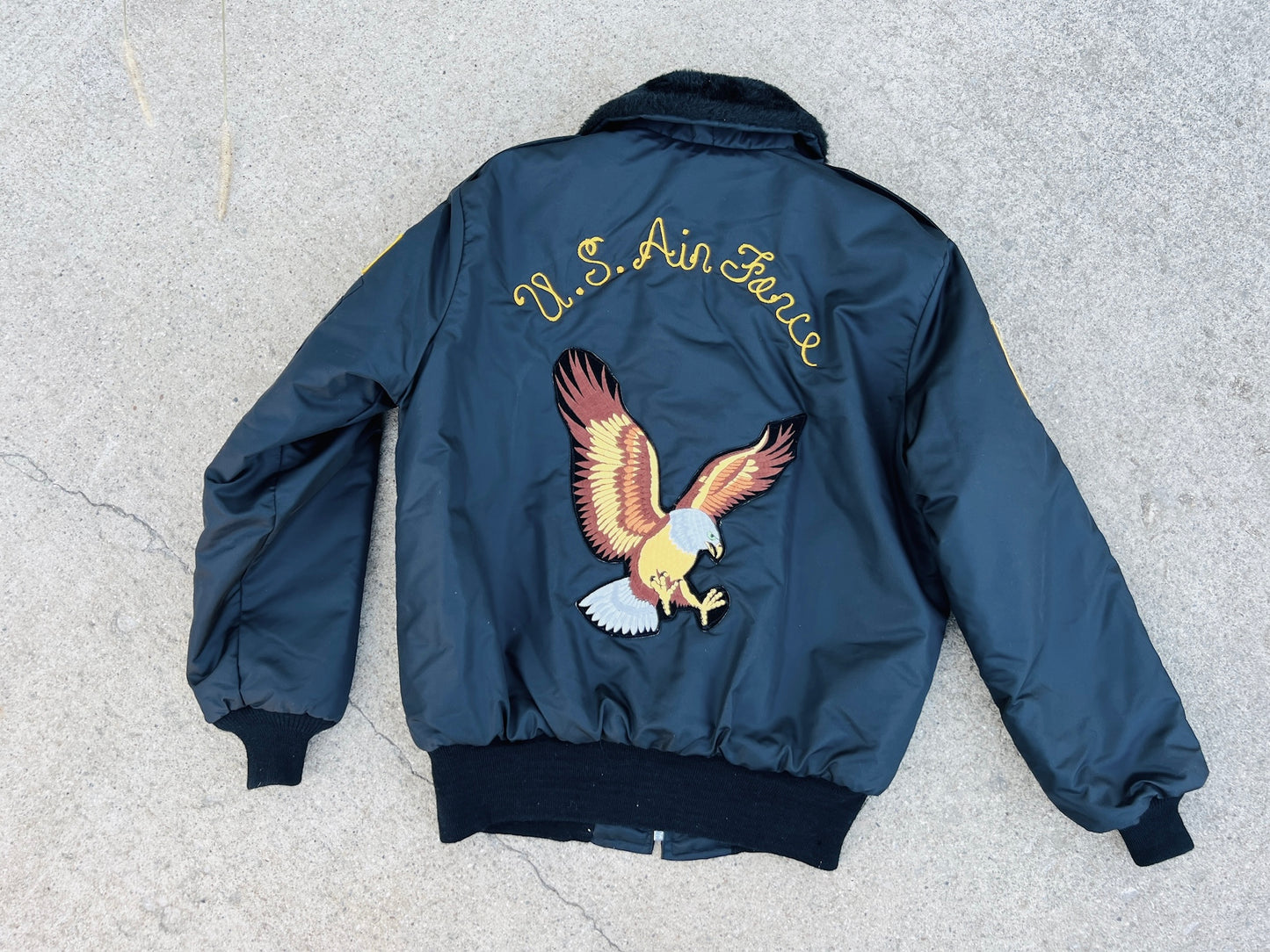 Vintage 1970s “Whitey” U.S. Air Force Bomber Jacket | Medium