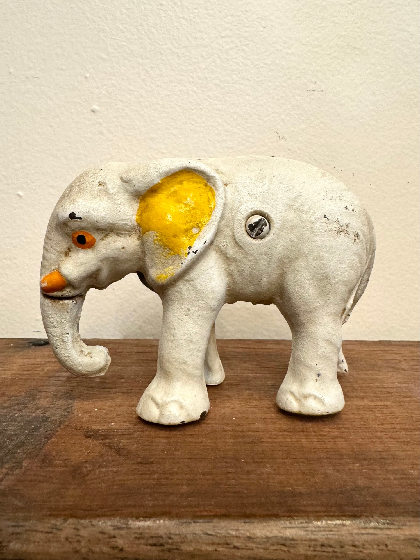 Antique Cast Iron Elephant Piggy Bank