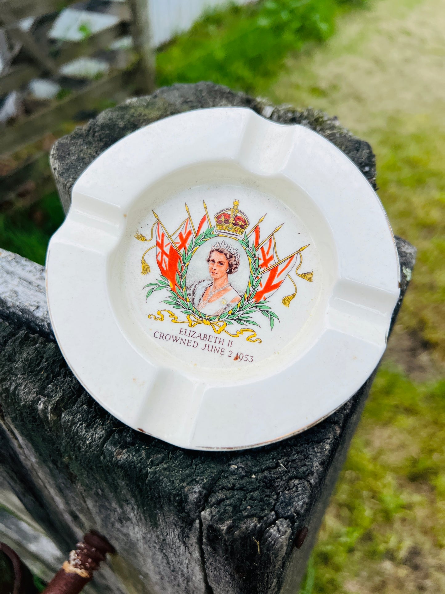 1953 Queen Elizabeth Corination Ashtray