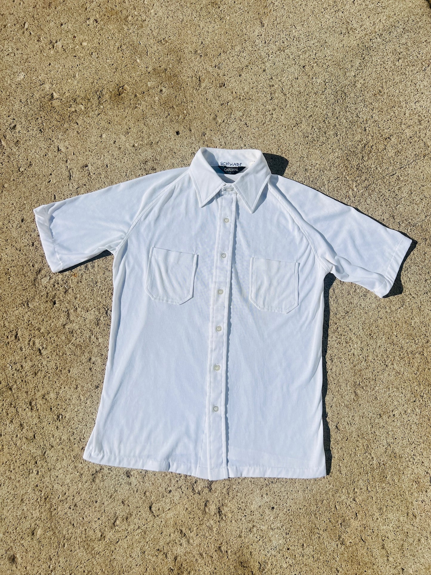 Cardinal White Collared Button Down Shirt