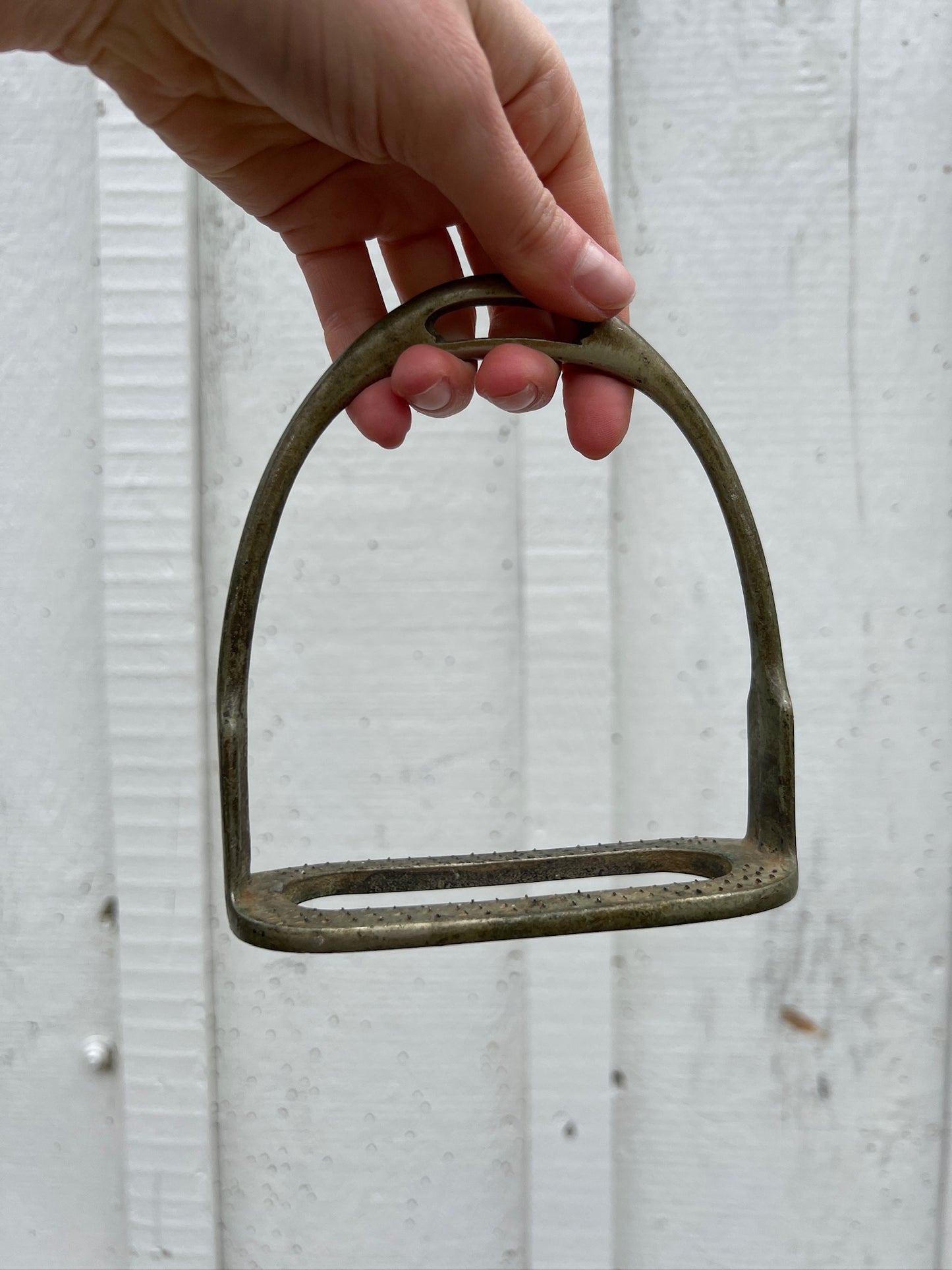 Vintage 1950s Solid Brass Horse Stirrup